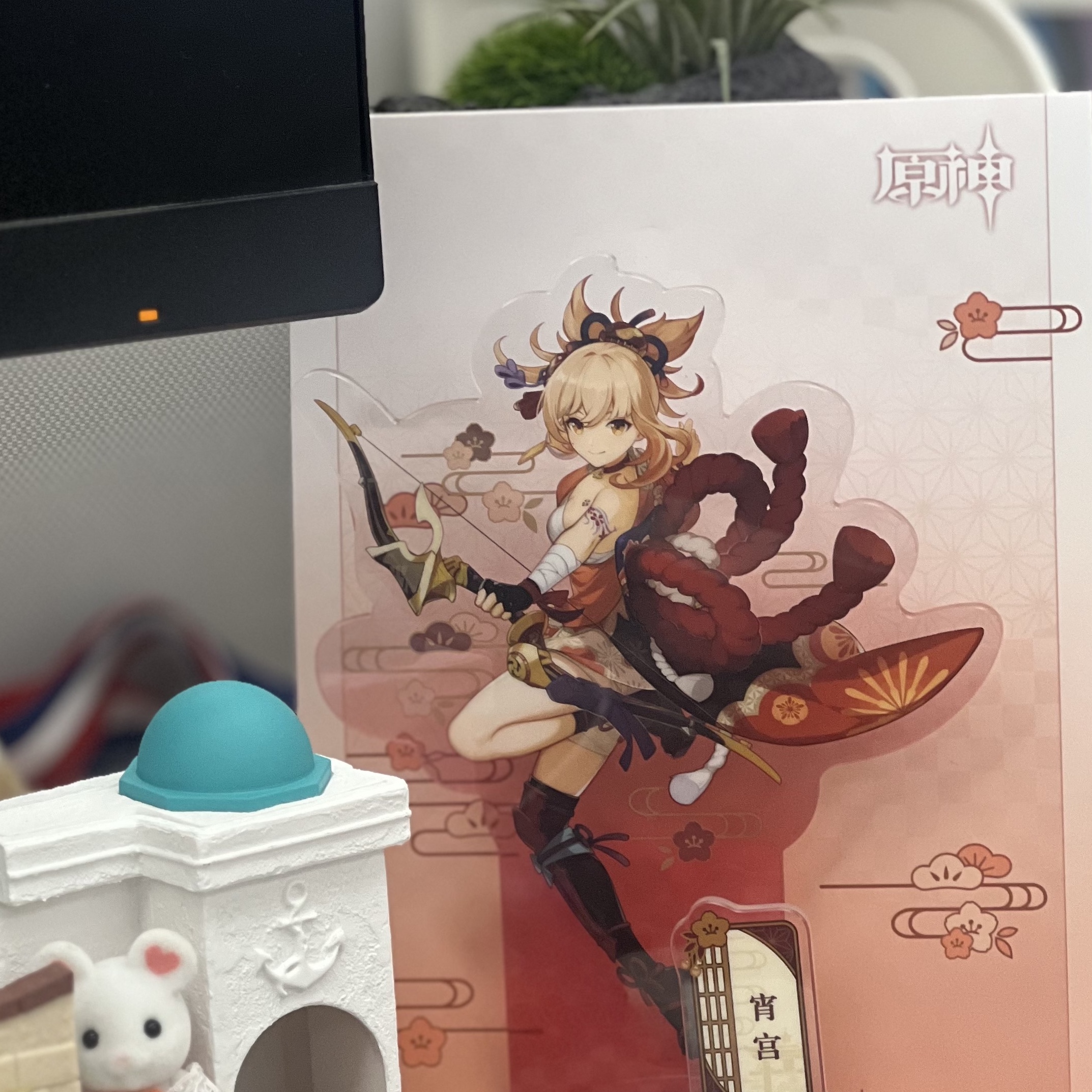 Genshin Character Standee Inazuma Theme Yoimiya 착용 스타일