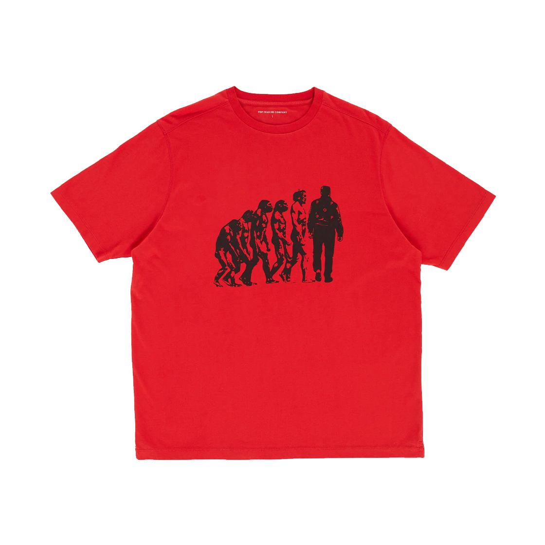 팝 트레이딩 컴퍼니 에볼루션 티셔츠 고지 베리 - 24FW(Pop Trading Company Evolution T-Shirt Goji Berry - 24FW)