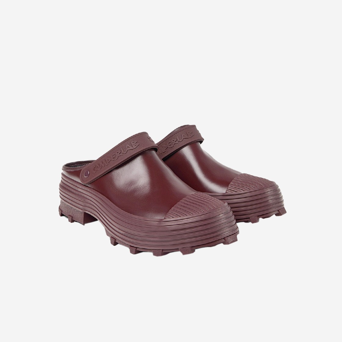 CAMPERLAB Traktori Clogs Burgundy 상세 이미지 2