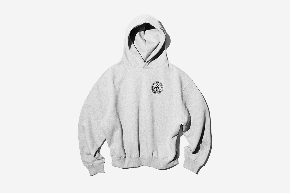 [Punch Drunk Parties] Oversized Logo Hoodie Gray★韓国大人気 FW 3rd Drop 2024.11.08 (FRI) 18:00 Oversized Logo Hoodie 의