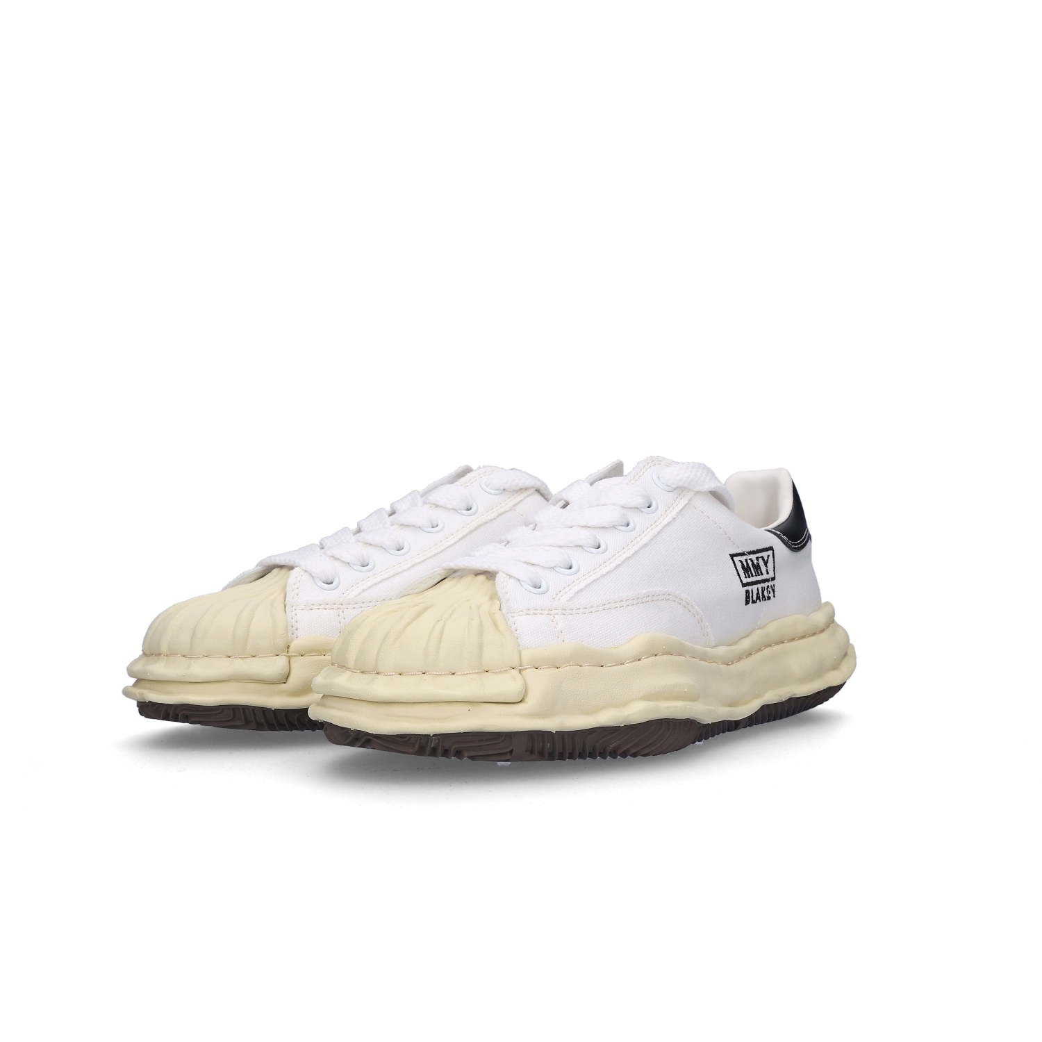 Maison Mihara Yasuhiro Blakey VL OG Sole Canvas Low-top Sneakers White