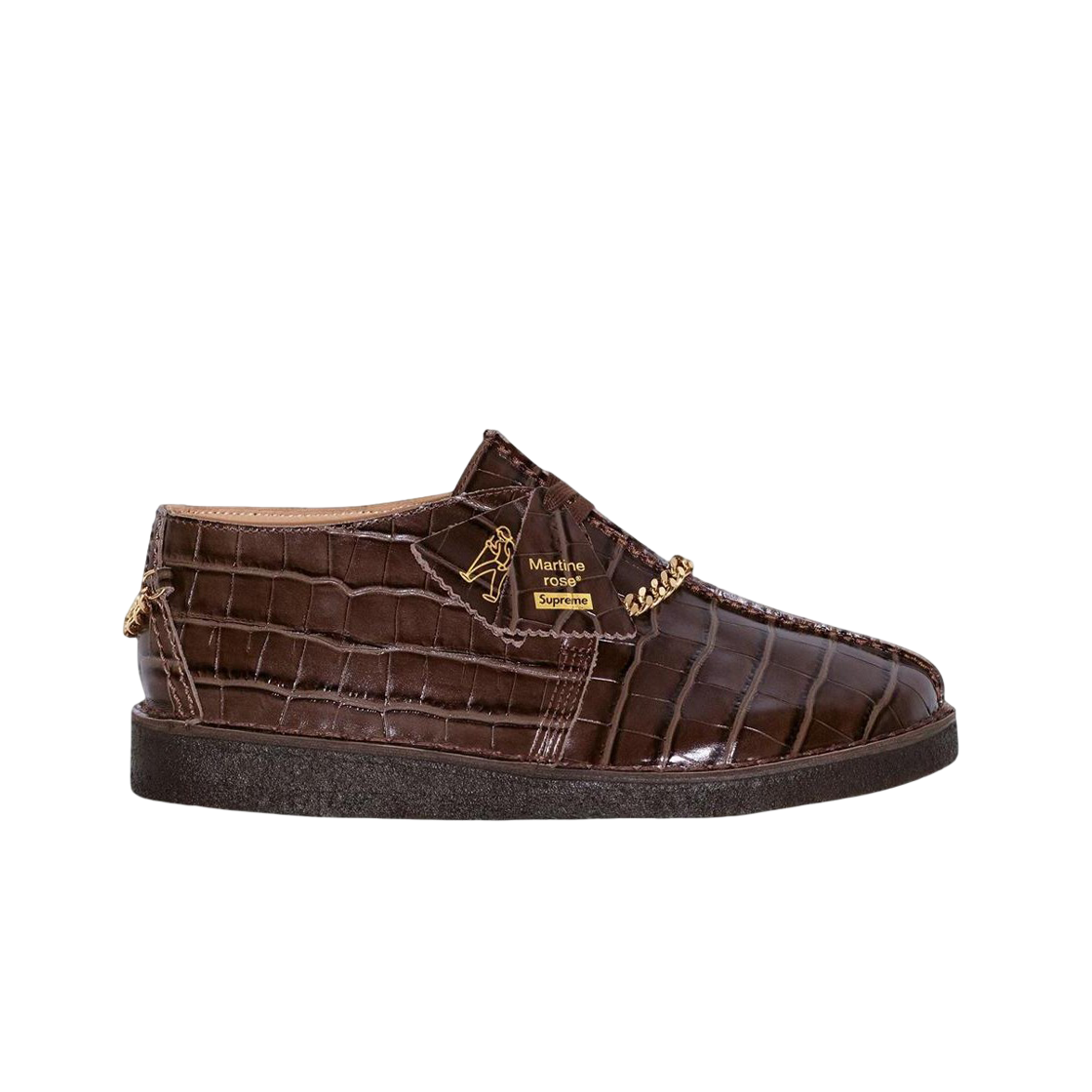 클락스 x 슈프림 x 마틴 로즈 데저트 트랙 브라운 - 24FW