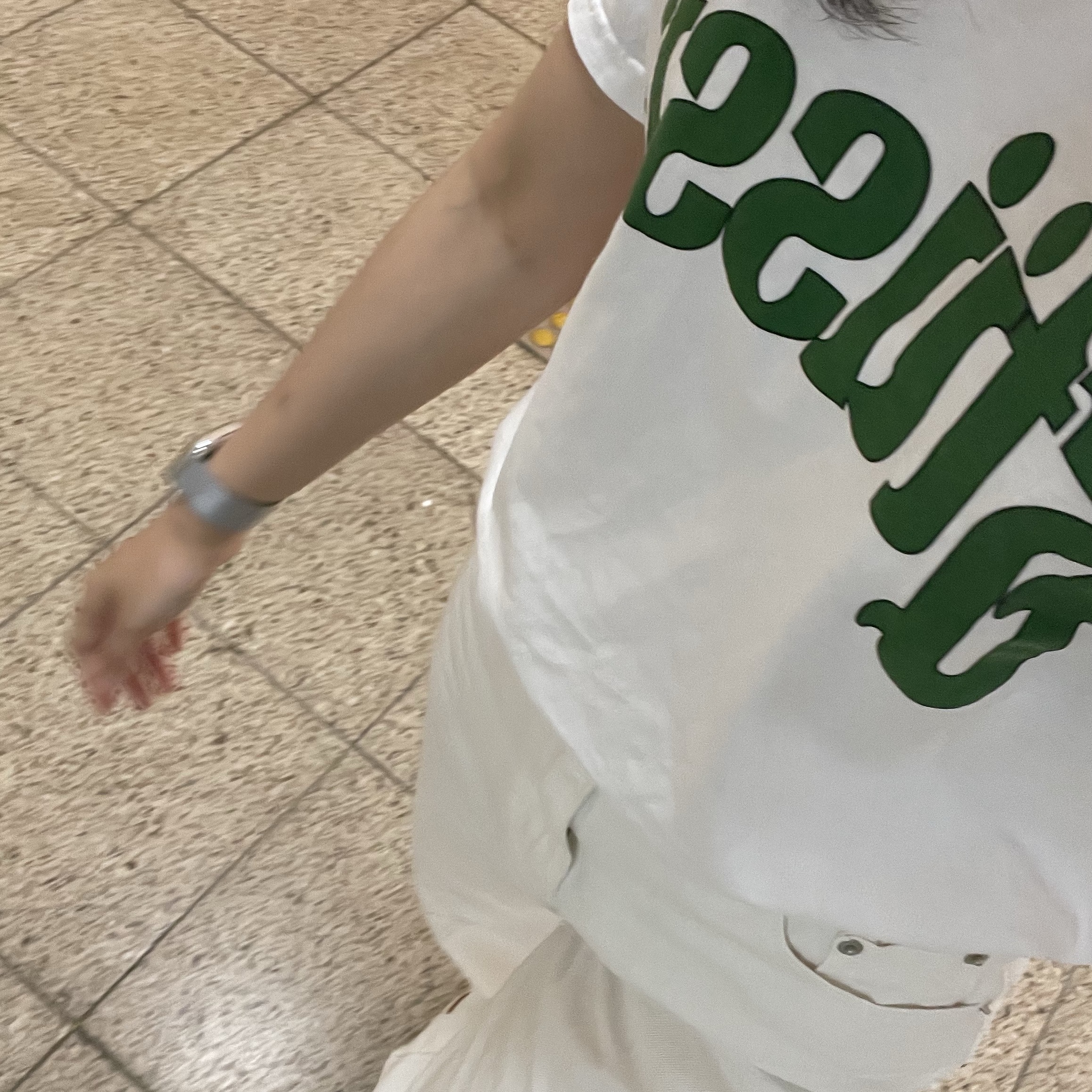 Stussy Soda T-Shirt White 착용 스타일 - 1