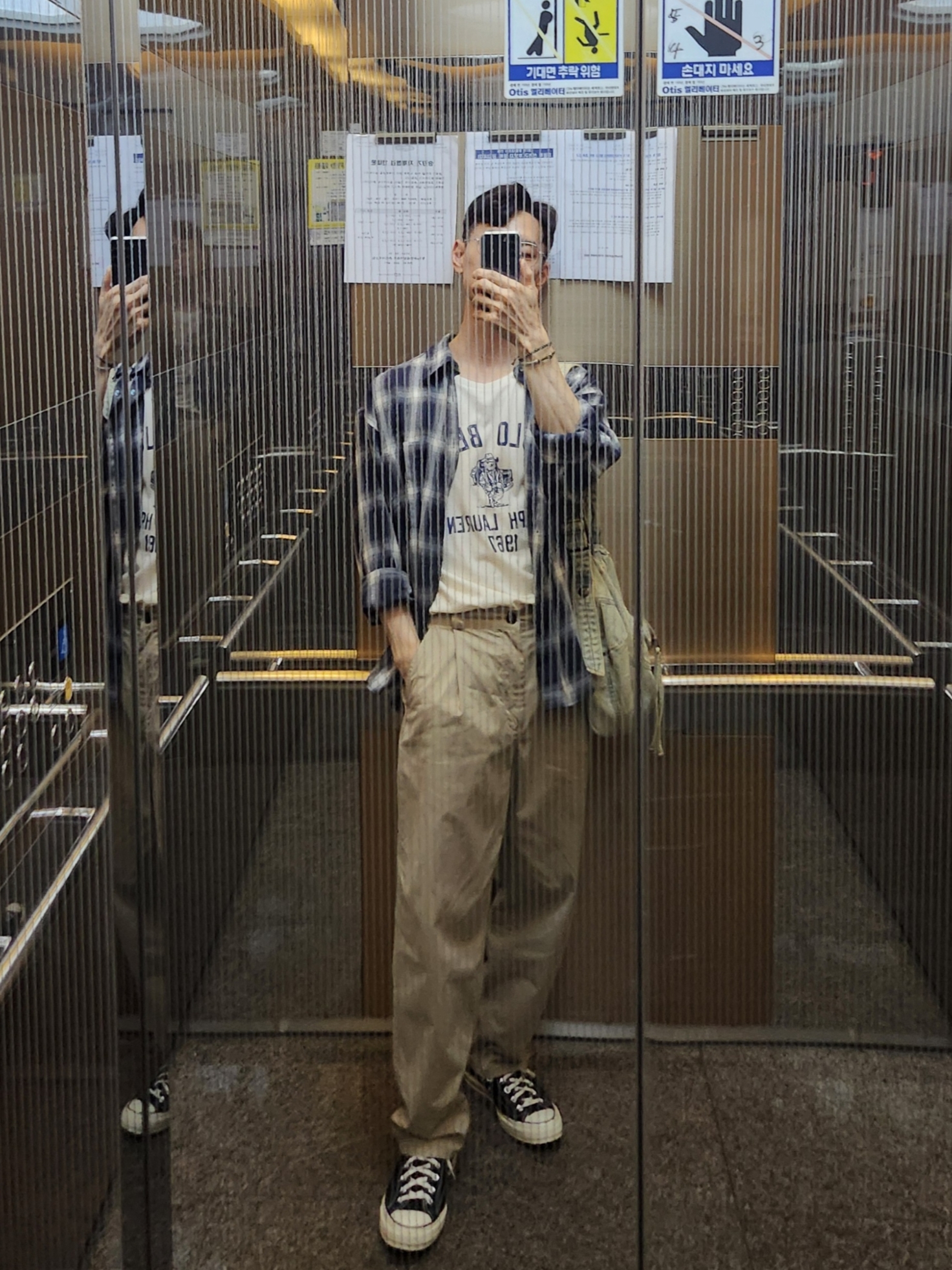 Converse Chuck 70 Hi Black 착용 스타일