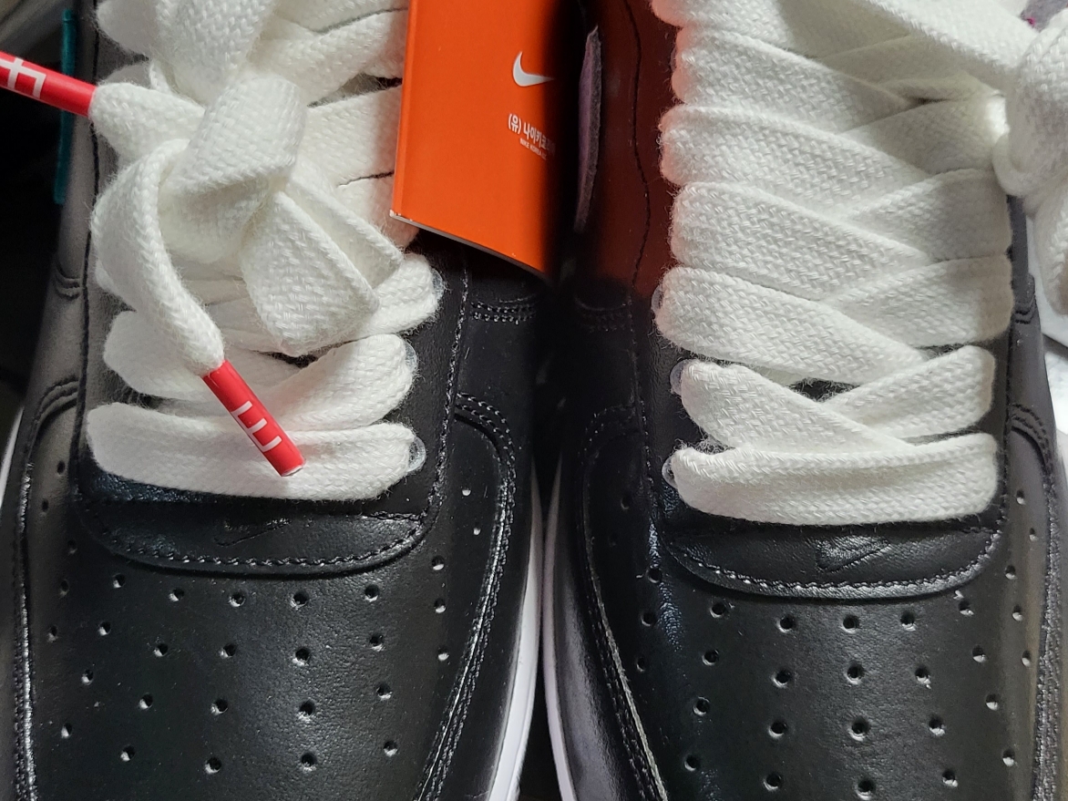 Nike x Peaceminusone Air Force 1 Low Para-Noise 3.0 Black and Multicolor 착용 스타일 - 7