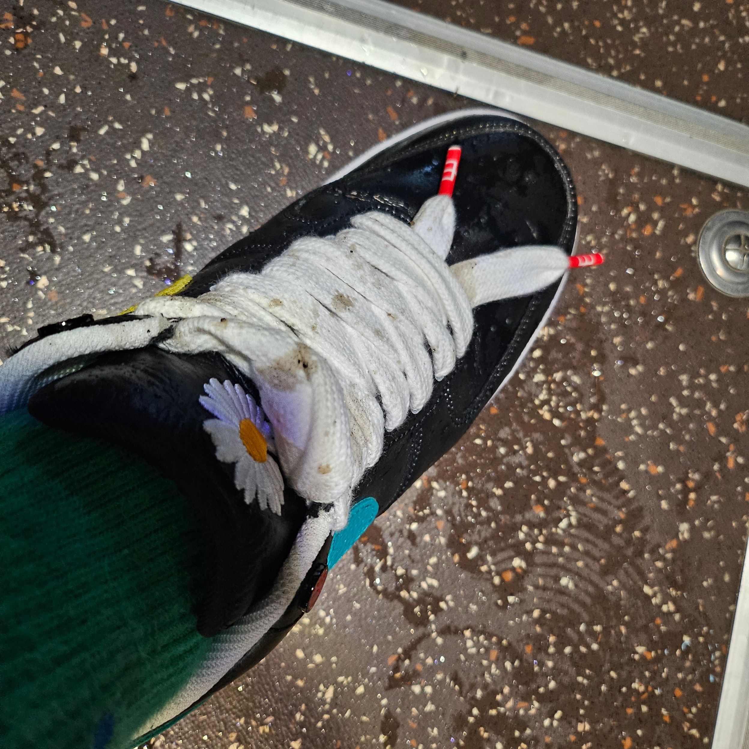 Nike x Peaceminusone Air Force 1 Low Para-Noise 3.0 Black and Multicolor 착용 스타일