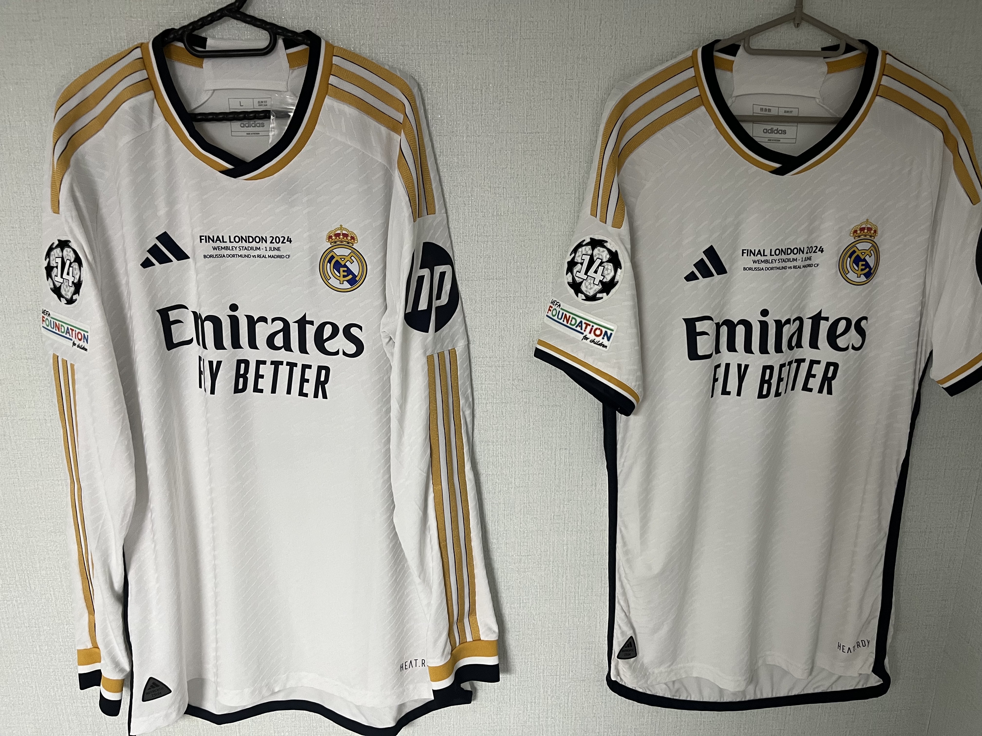Adidas Real Madrid 2023/24 Home Jersey White - KR Sizing (Non Marking Ver.), Adidas Real Madrid 2023/24 Home Jersey White - US Sizing (Non Marking Ver.) 착용 스타일 - 1