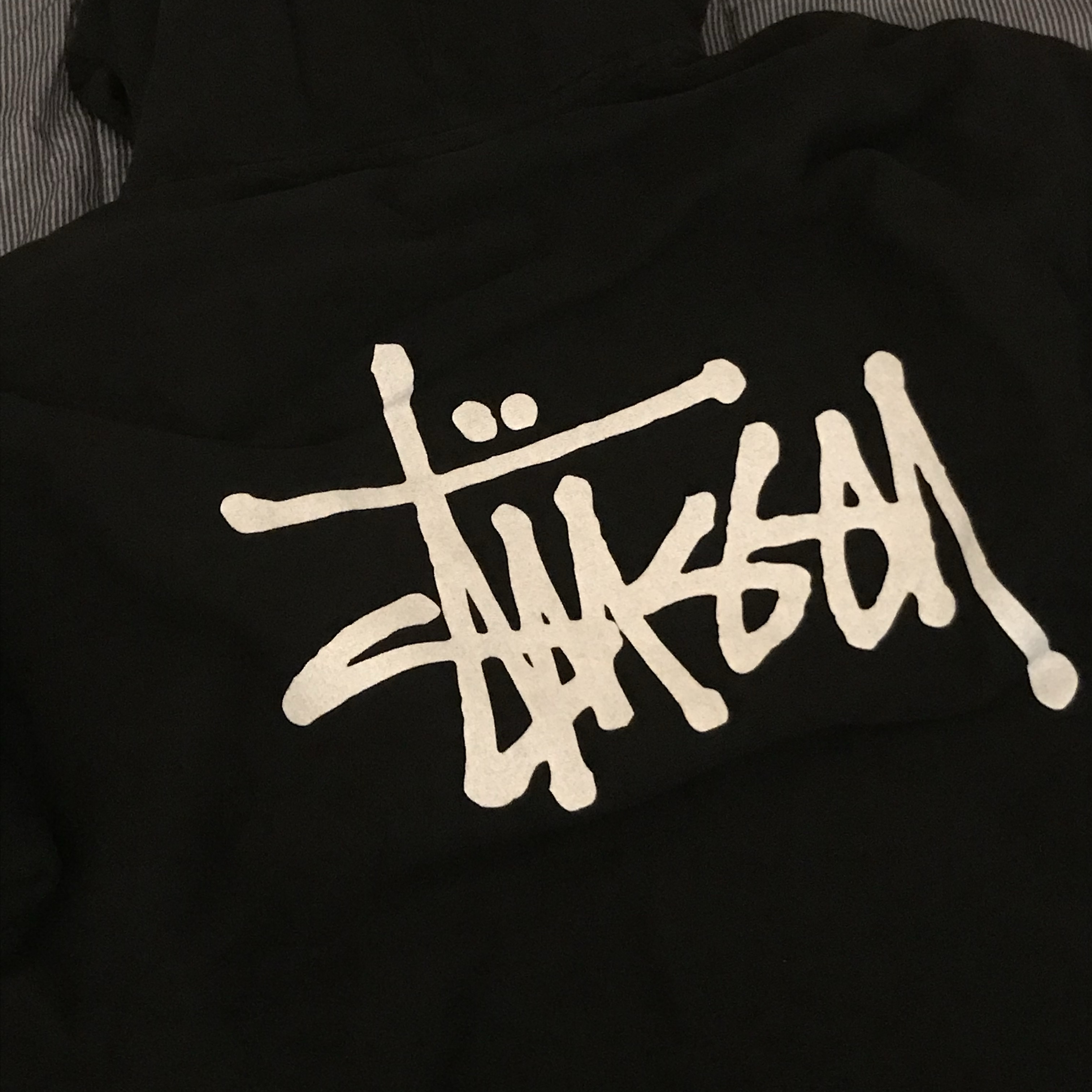 Stussy Basic Stussy Pigment Dyed Hoodie Black 착용 스타일
