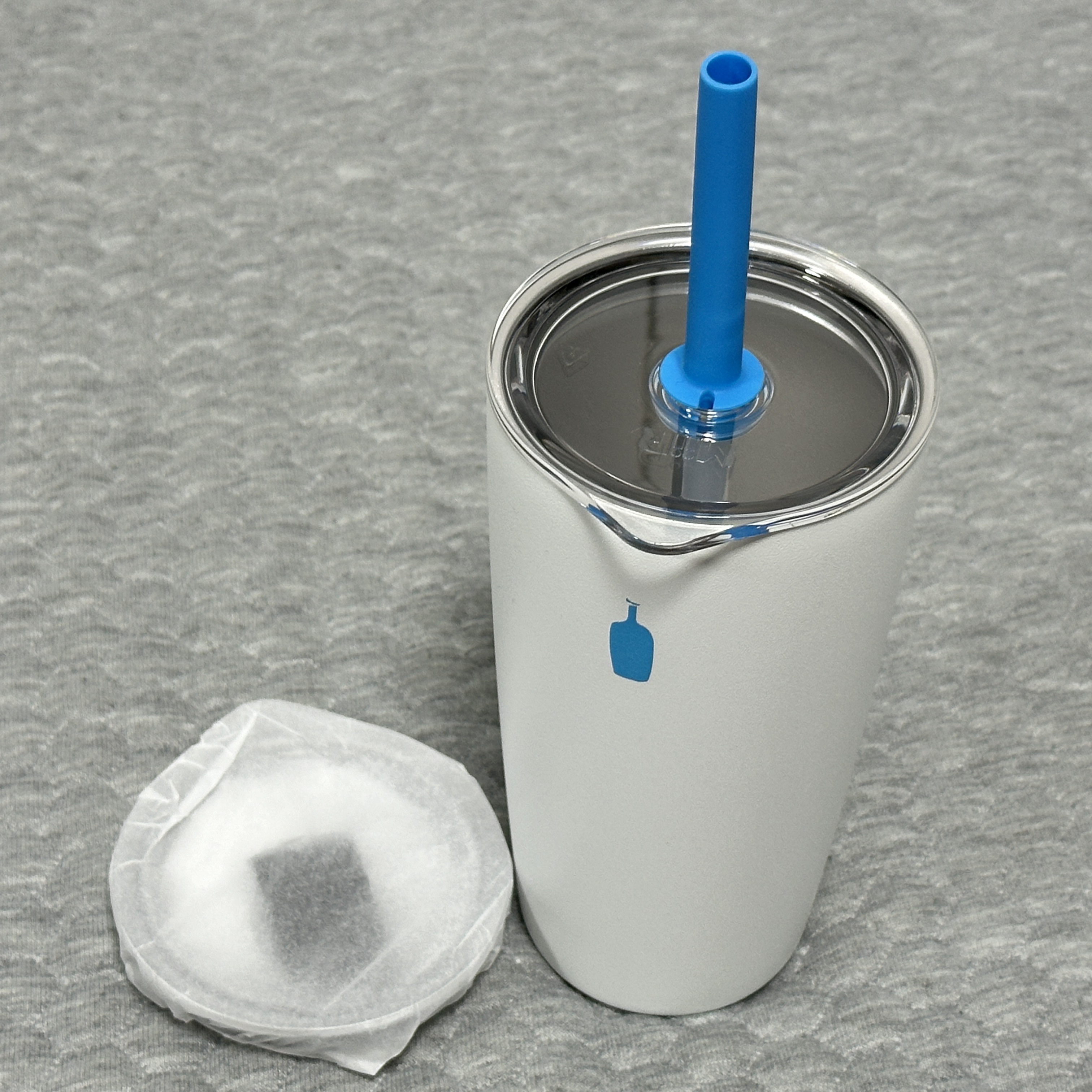 Human Made x Blue Bottle Coffee Commuter Cup White 착용 스타일