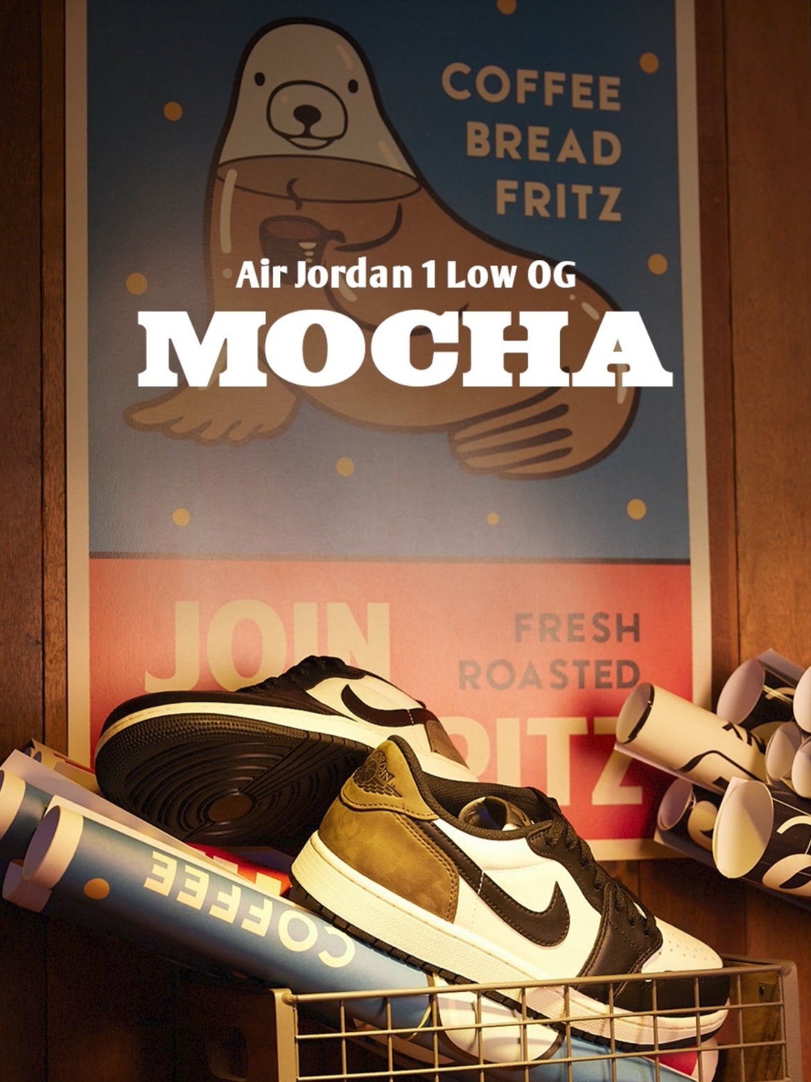 Jordan 1 Retro Low OG Mocha 착용 스타일 - 2