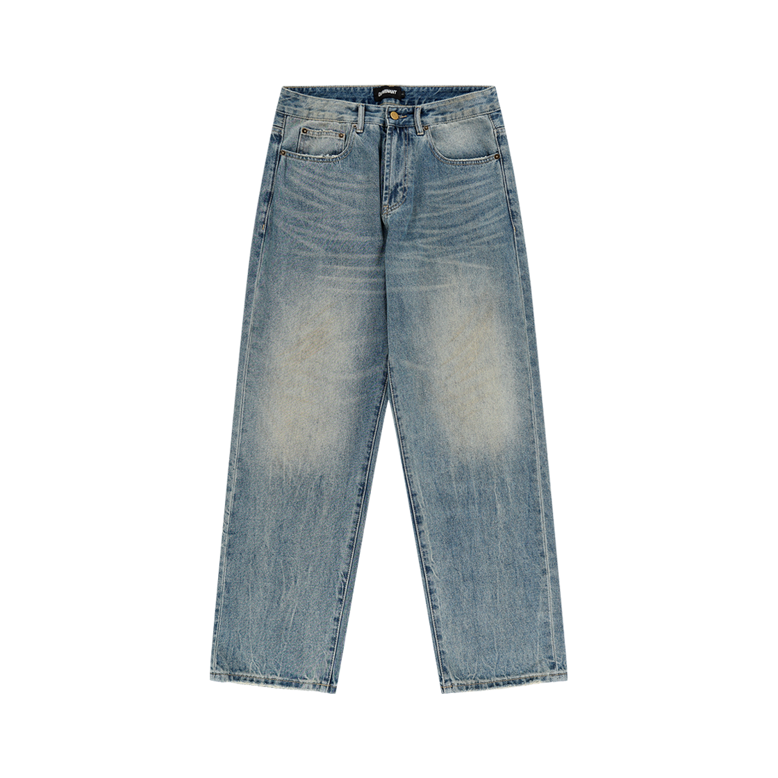 DMNT24FW_20 Dominant Clover Washing Denim Pants Blue