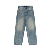 Dominant Clover Washing Denim Pants Blue