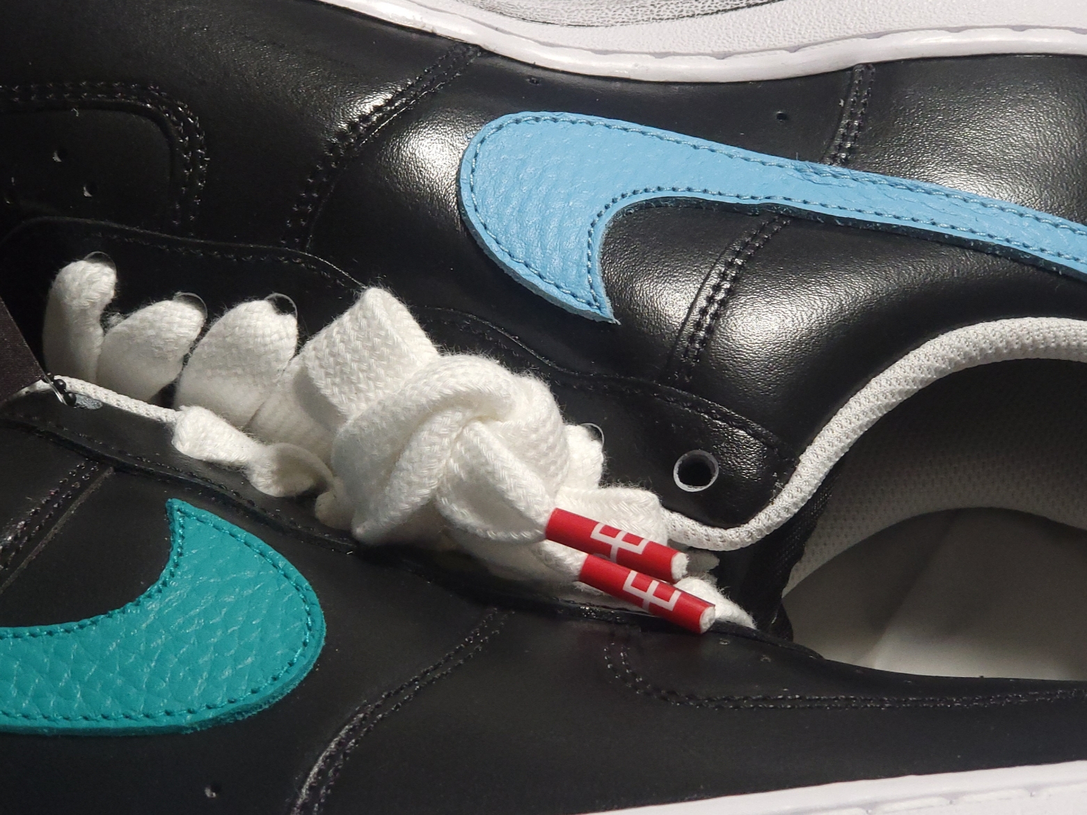 Nike x Peaceminusone Air Force 1 Low Para-Noise 3.0 Black and Multicolor 착용 스타일 - 10