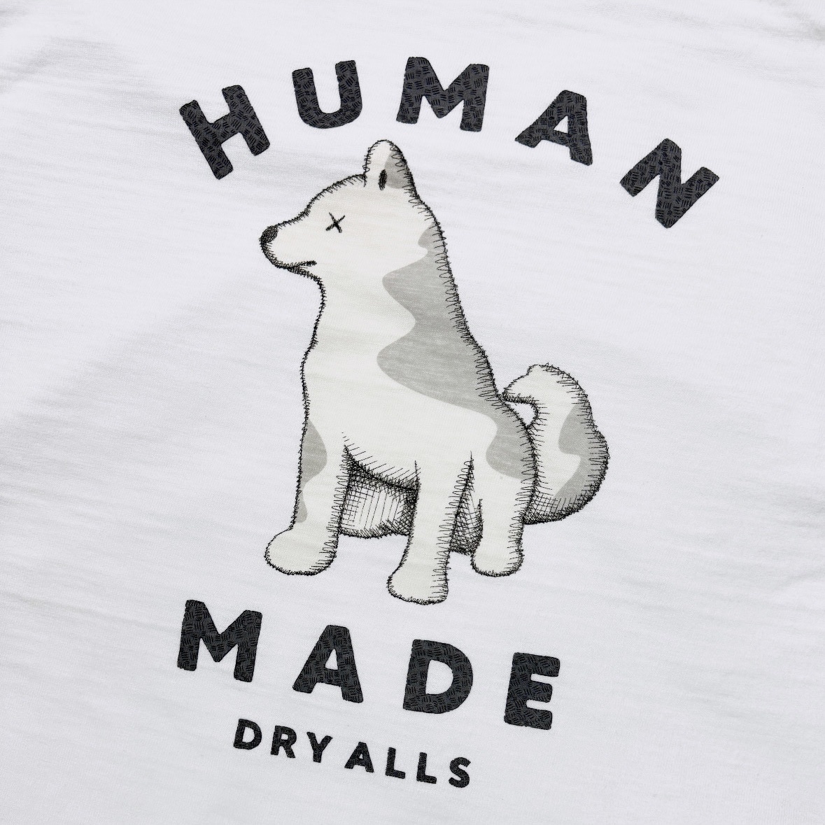 Human Made x Kaws Graphic T-Shirt White - Seoul Store Exclusive 착용 스타일