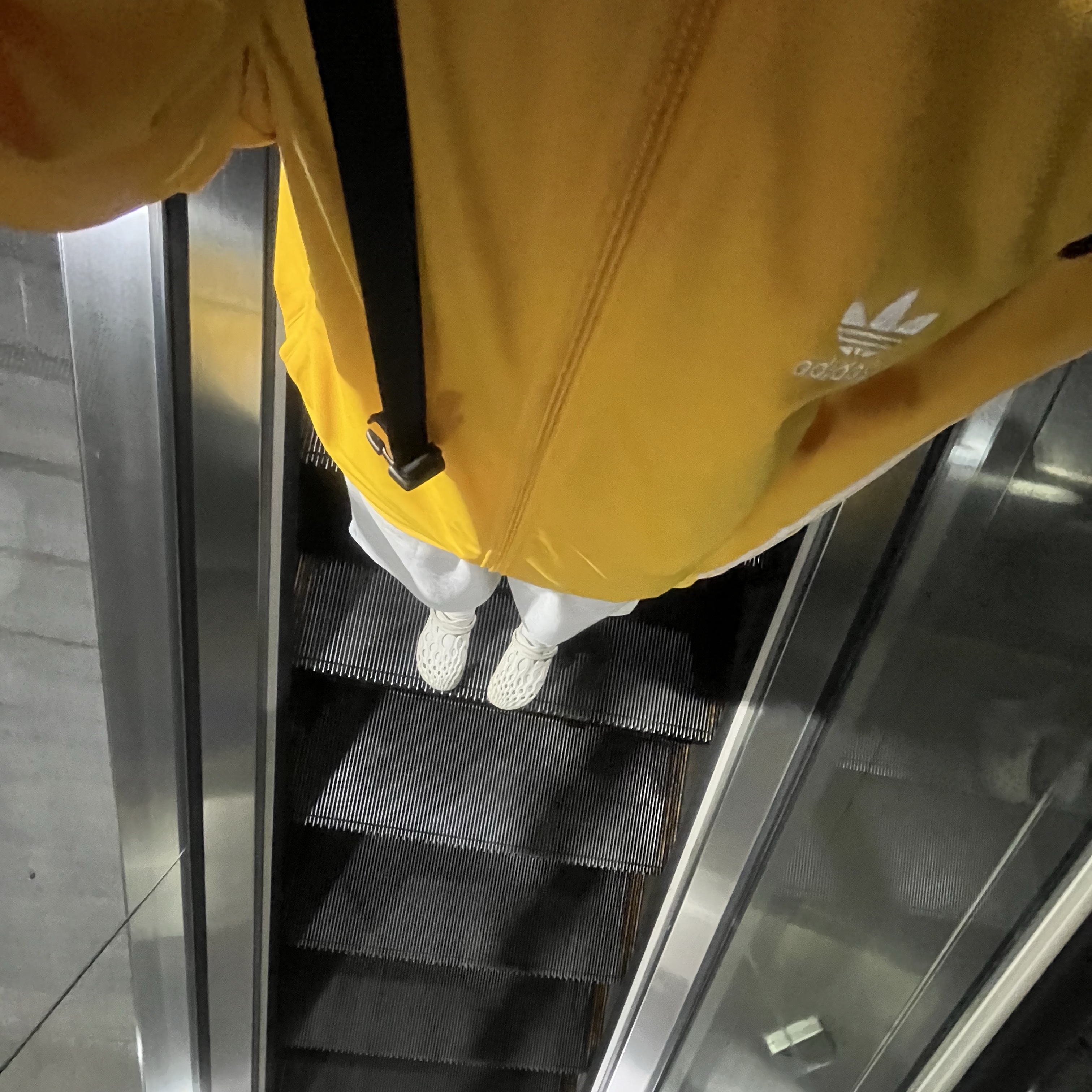 Adidas Adicolor Classic Firebird Track Top Bold Gold - KR Sizing, (W) Merrell Hydro Moc White 착용 스타일 - 3