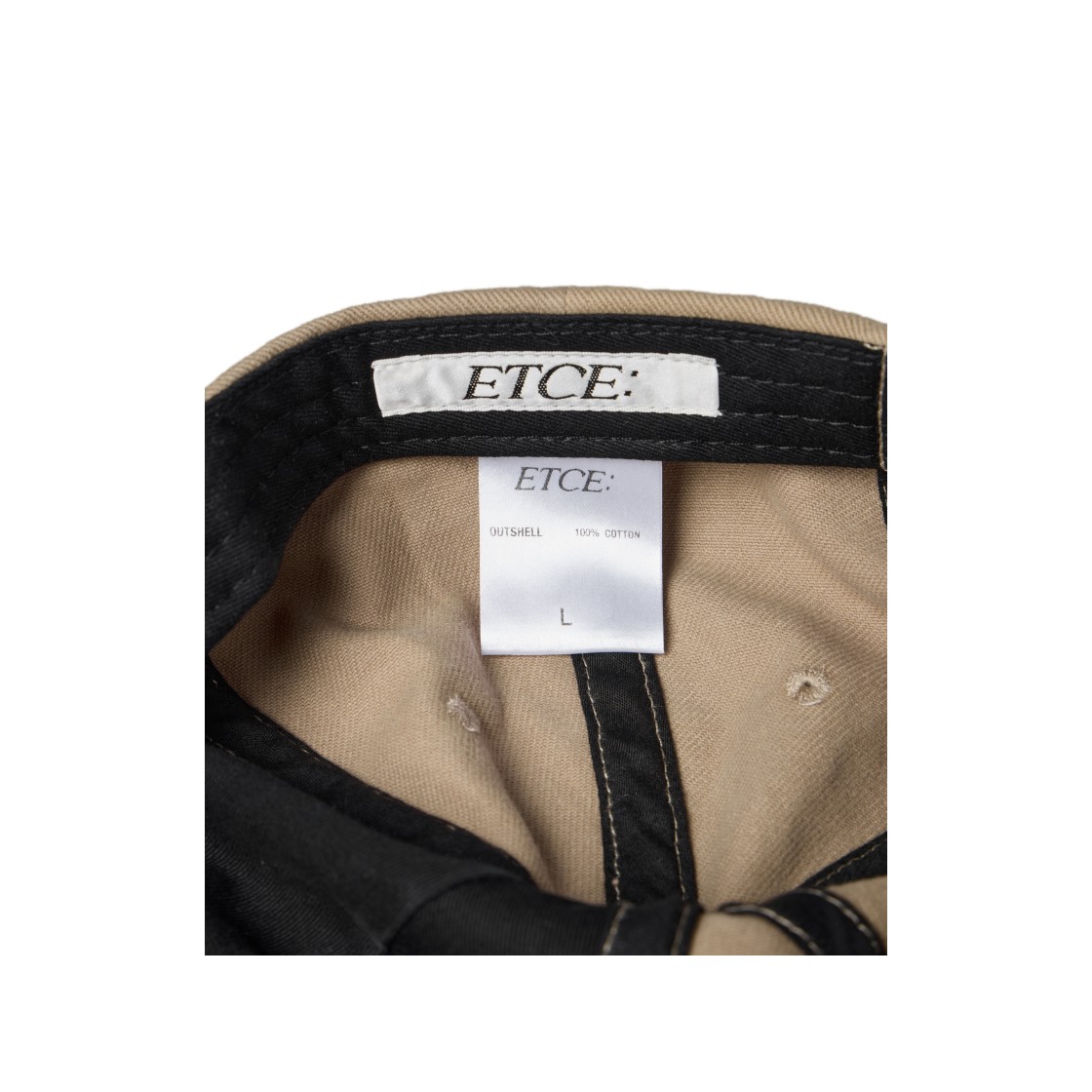 ETCE Cross Destroyed Cap Beige 상세 이미지 5