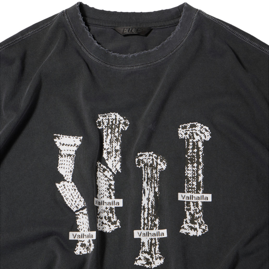 이티씨이 발할라 투어 티셔츠 차콜(ETCE Valhalla Tour T-Shirt Charcoal) - 3