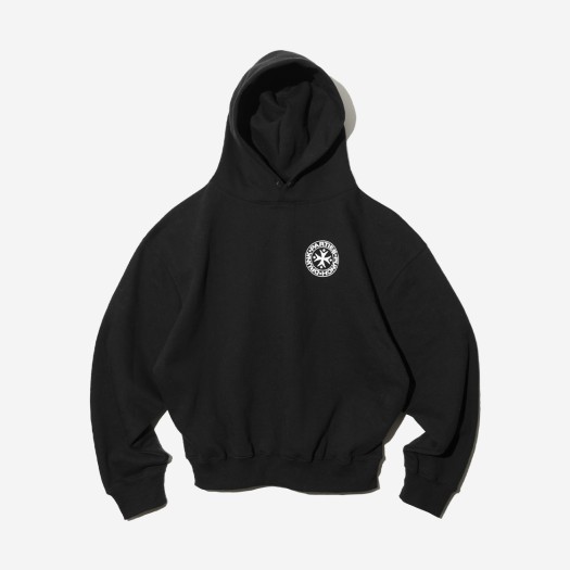 [예약 배송] Punch Drunk Parties Oversized Logo Hoodie Black