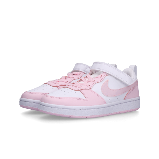 (PS) Nike Court Borough Low Recraft White Pink Foam