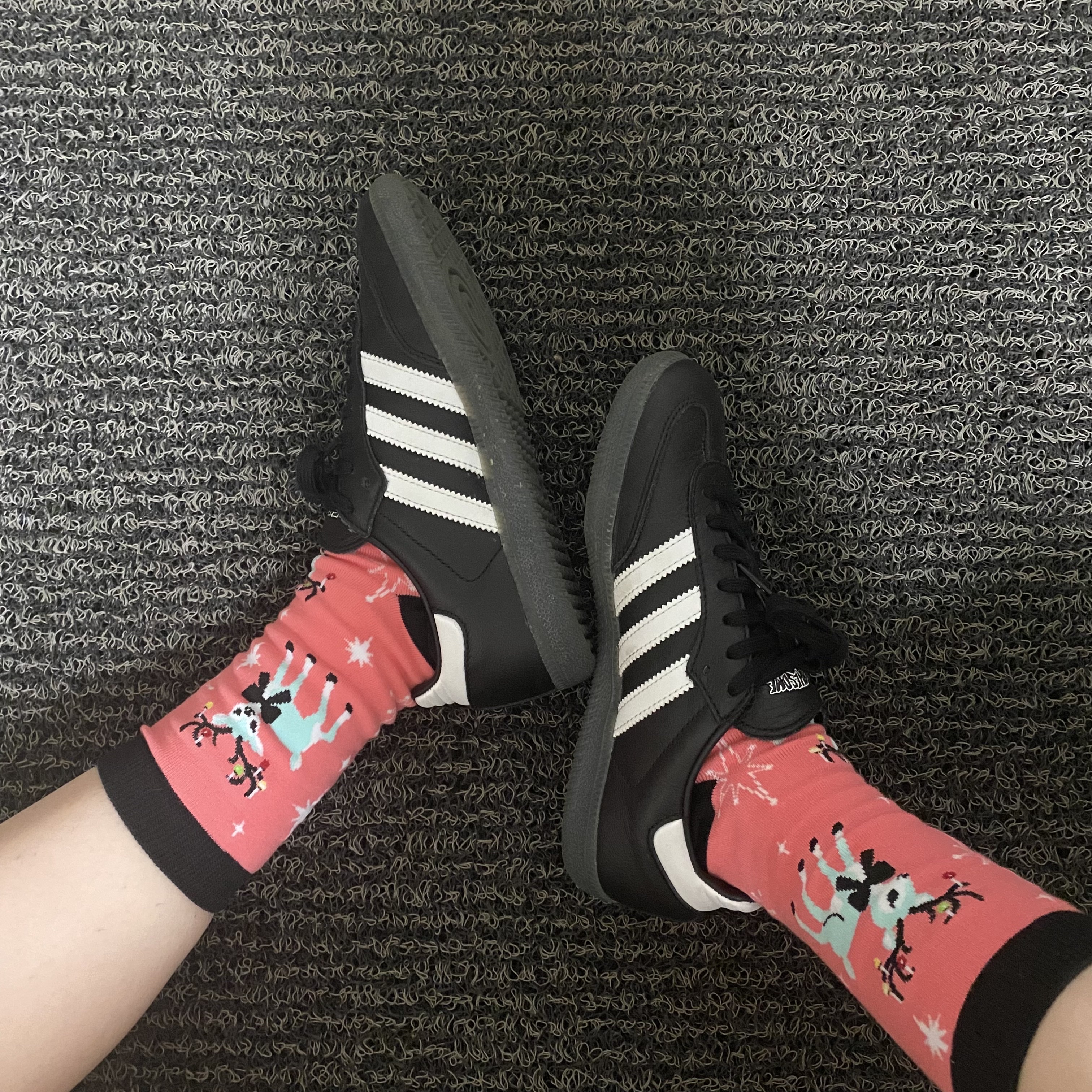 Adidas x Fucking Awesome Samba Core Black 착용 스타일