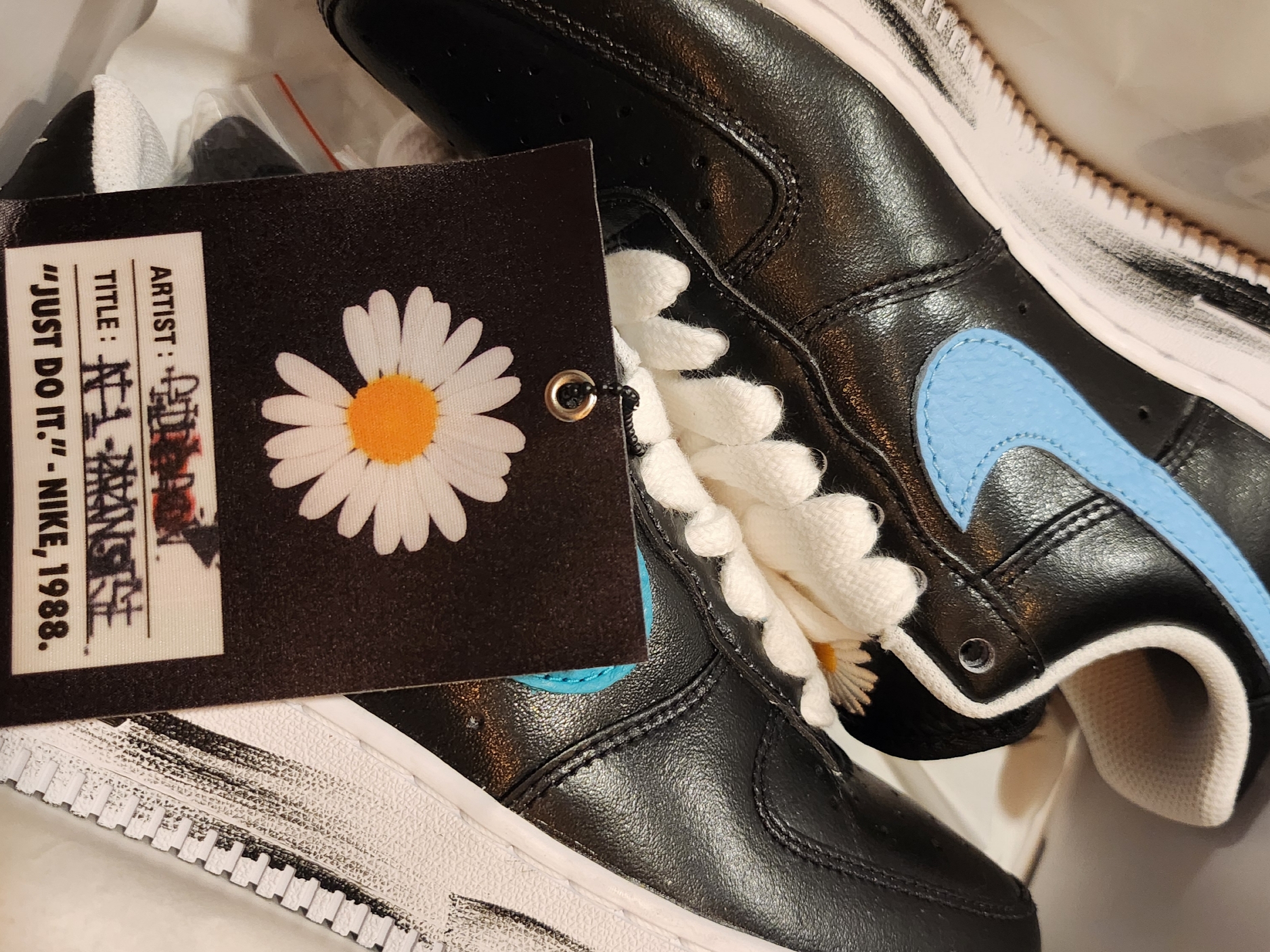 Nike x Peaceminusone Air Force 1 Low Para-Noise 3.0 Black and Multicolor 착용 스타일