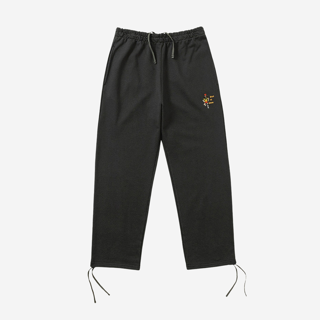 빅웨이브 컬렉티브 런 이즈 굿 스웻팬츠 웜 슬레이트