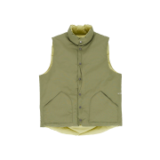 Pop Trading Company Quilted Reversible Vest Four Leaf Clover - 24FW