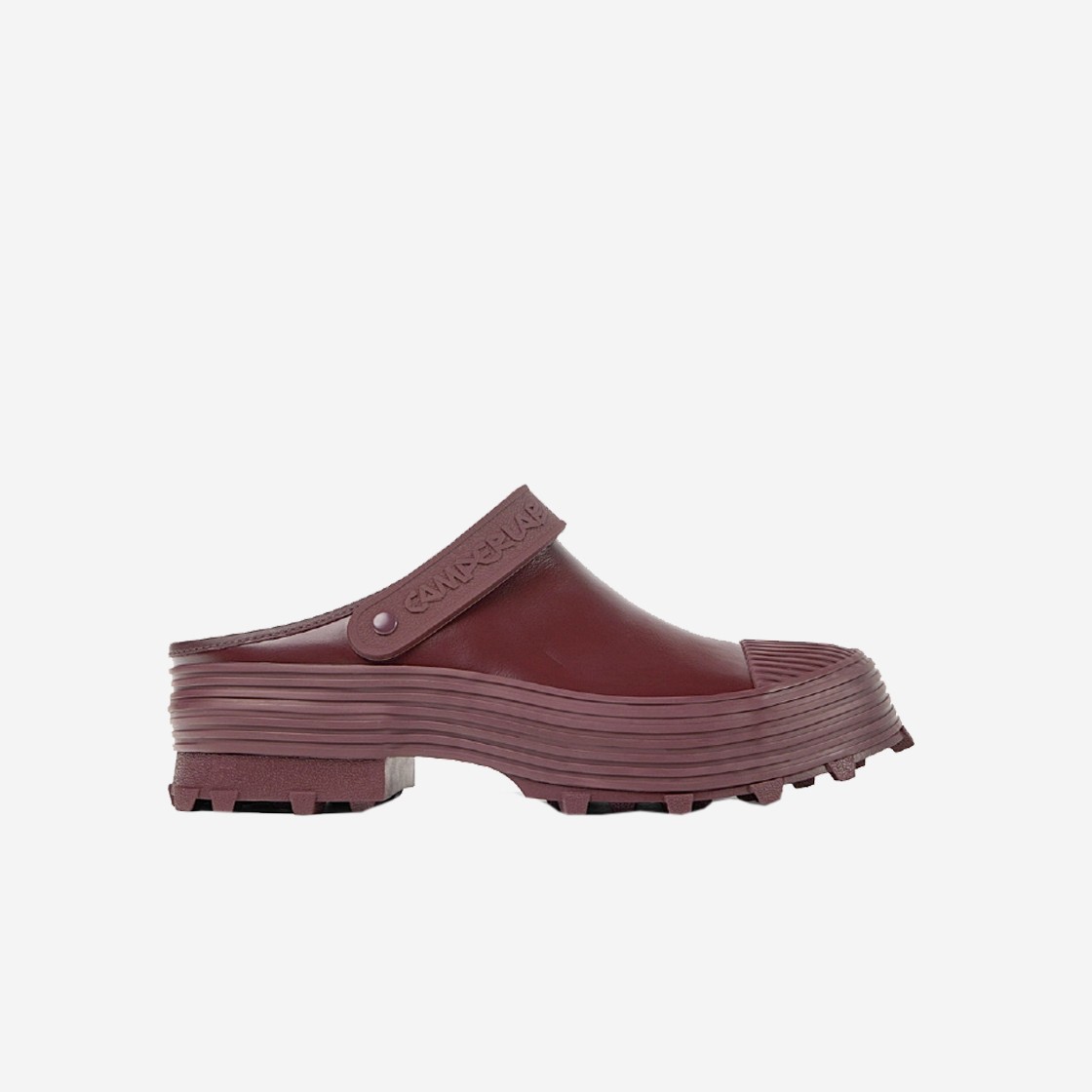 CAMPERLAB Traktori Clogs Burgundy 상세 이미지 1