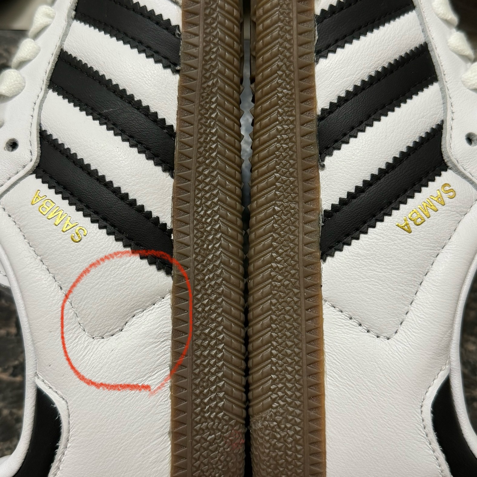 Adidas Samba OG Cloud White 착용 스타일 - 1