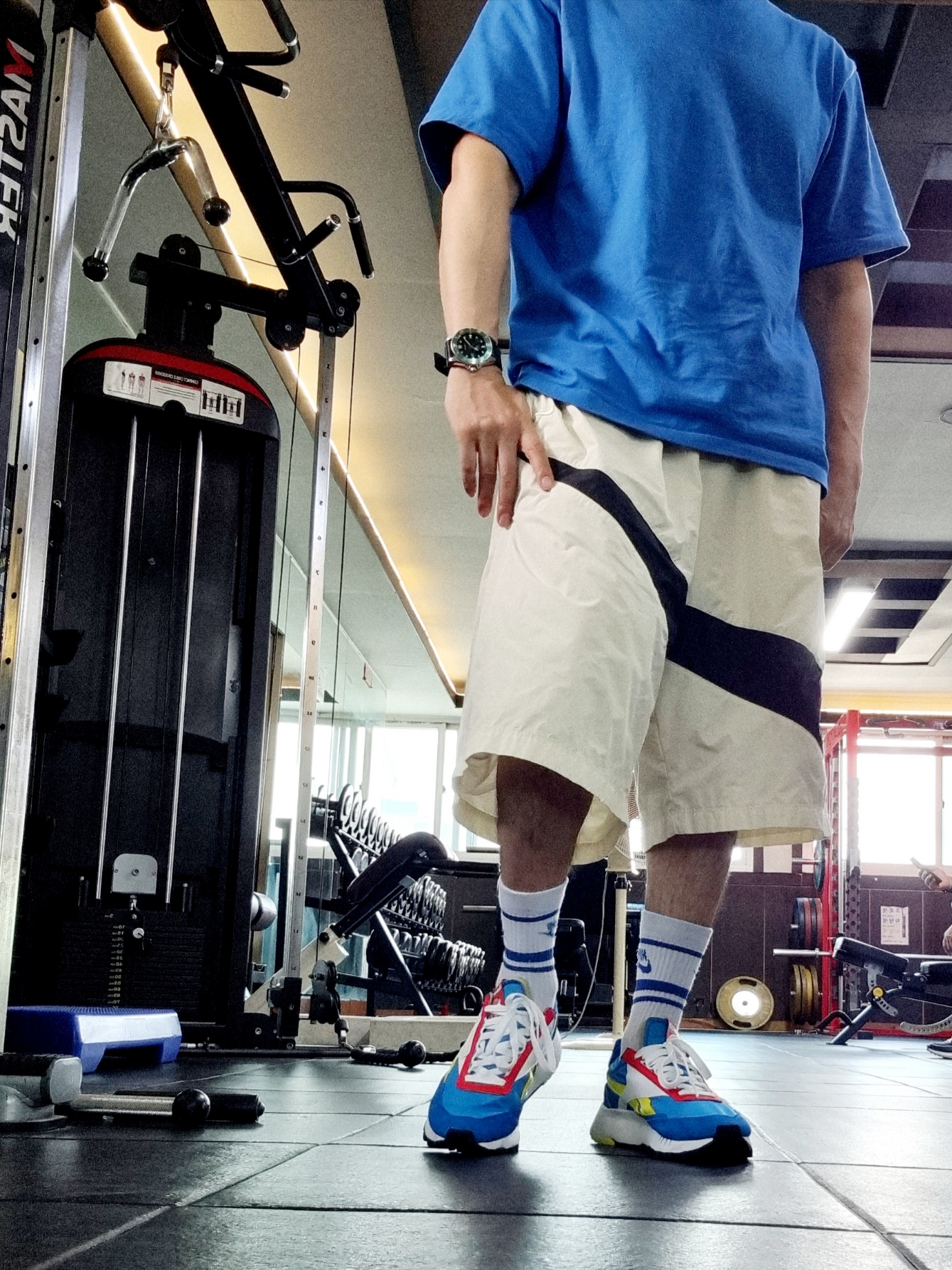 Nike NSW Swoosh Woven Shorts Coconut Milk Black - Asia 착용 스타일 - 1