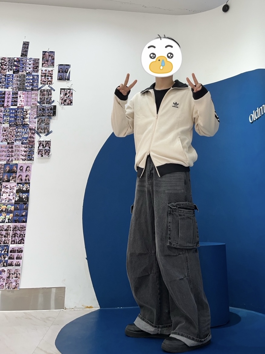 Adidas Waffle Beckenbauer Track Top Wonder White - KR Sizing 착용 스타일