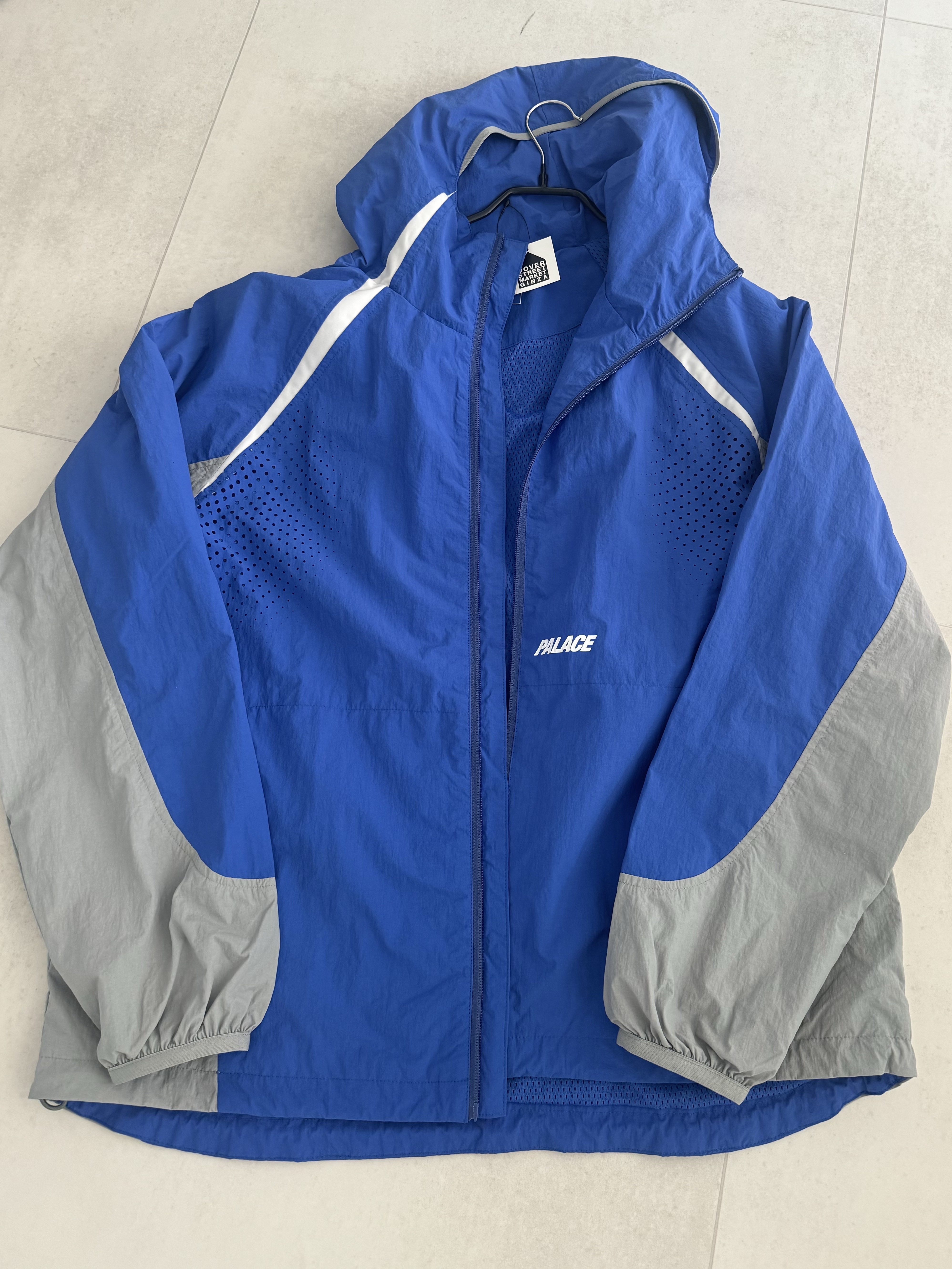Palace Ventilation System Jacket Blue - 24FW 착용 스타일