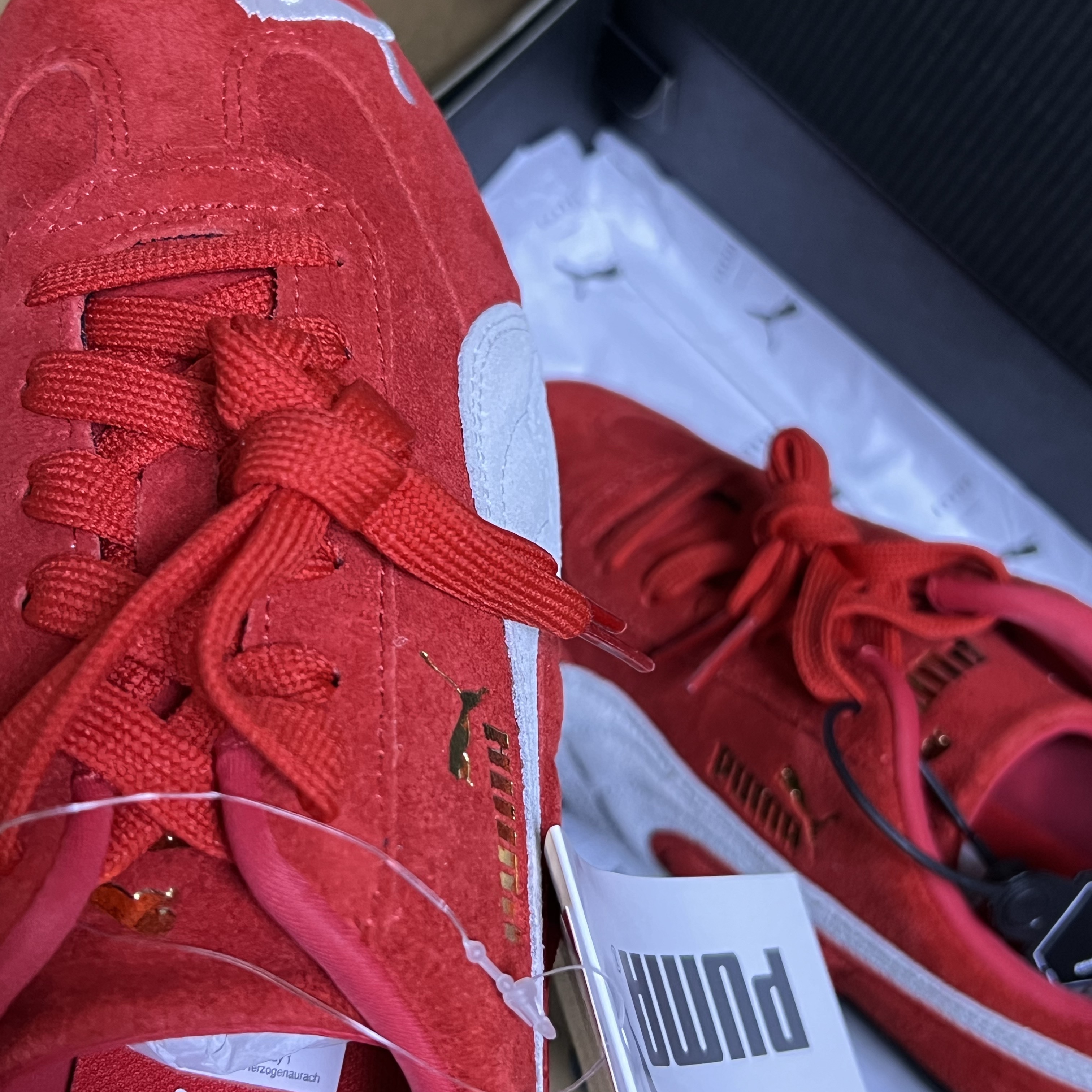 Puma Speedcat OG Red White 착용 스타일