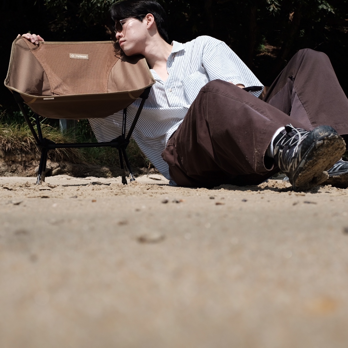 Salomon x Atmos XT-6 Black Silver, Nike Dri-Fit AW84 Trail Running Cap Gridiron Dark Russet Light Silver 착용 스타일 - 1