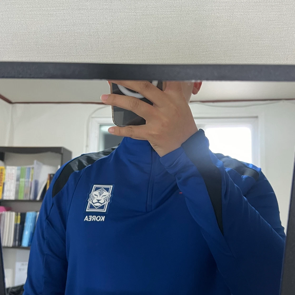 나이키 대한민국 스트라이크 드라이핏 드릴 탑 글로벌 블루 | Nike | KREAM Nike Korea Strike Dri-Fit Soccer Drill Top Global Blue