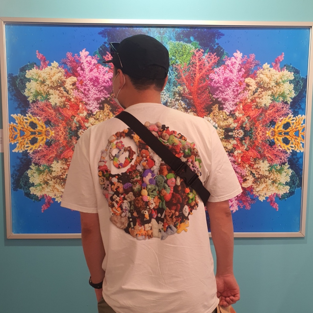 Stussy Plush T-Shirt White 착용 스타일