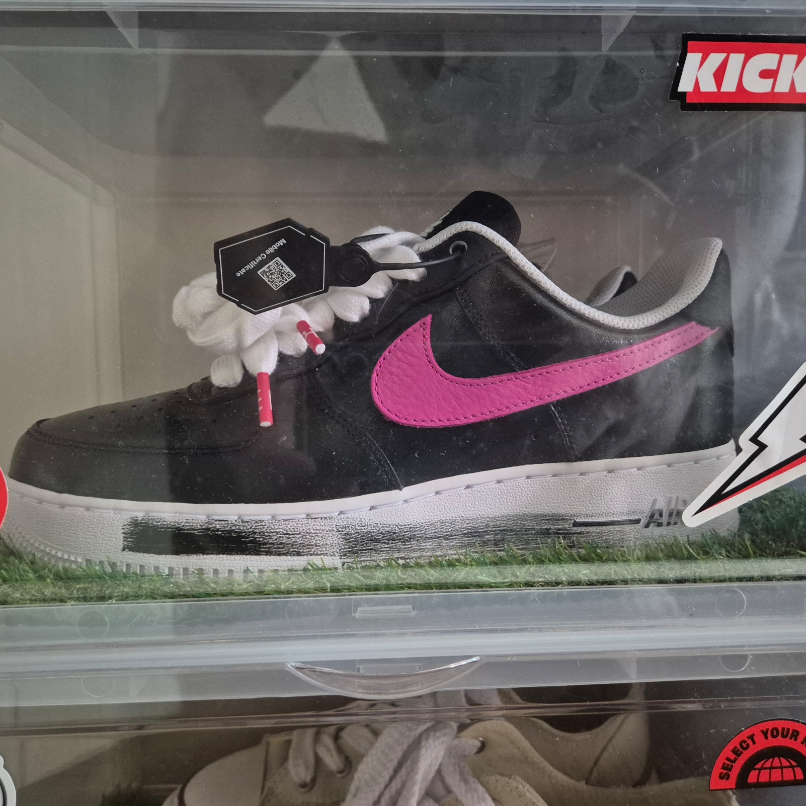 Nike x Peaceminusone Air Force 1 Low Para-Noise 3.0 Black and Multicolor 착용 스타일