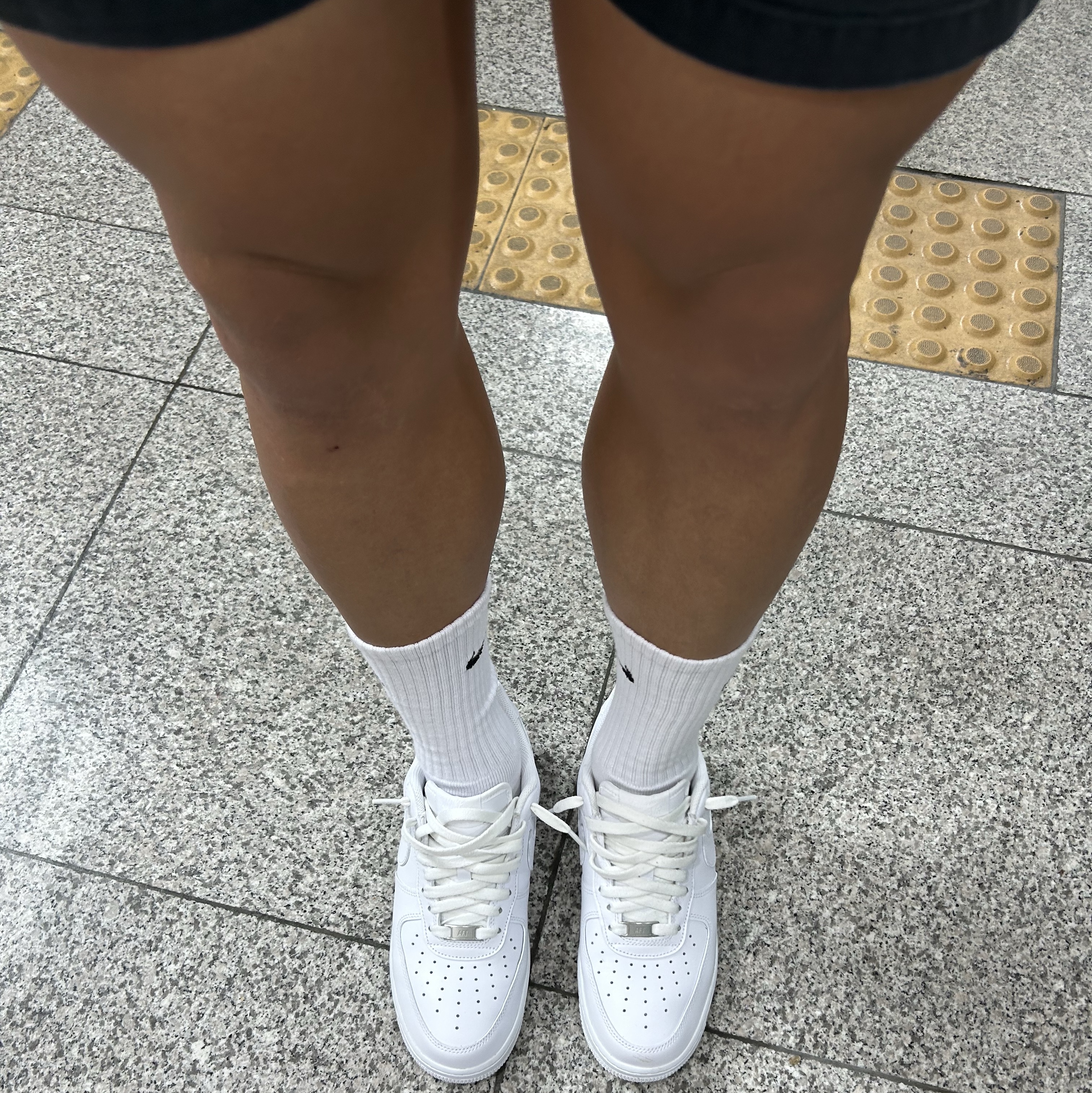 (W) Nike Air Force 1 '07 Low White 착용 스타일