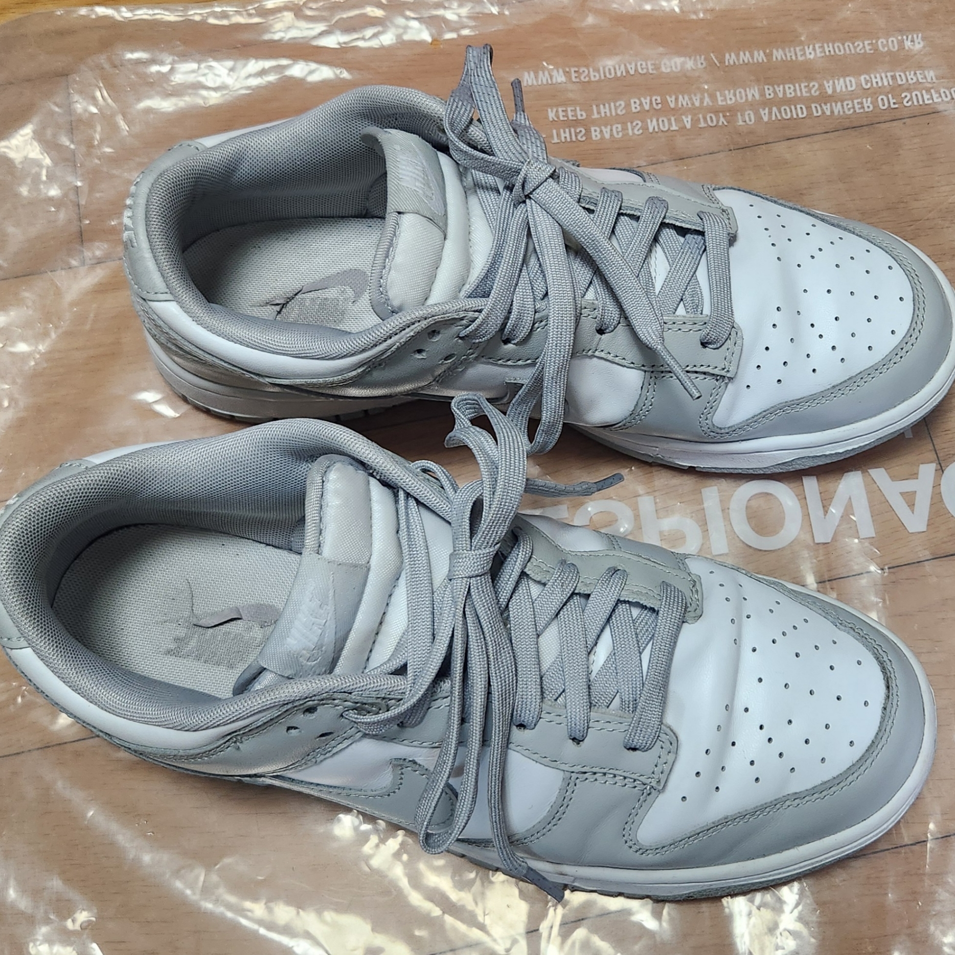 Nike Dunk Low Retro Grey Fog 착용 스타일