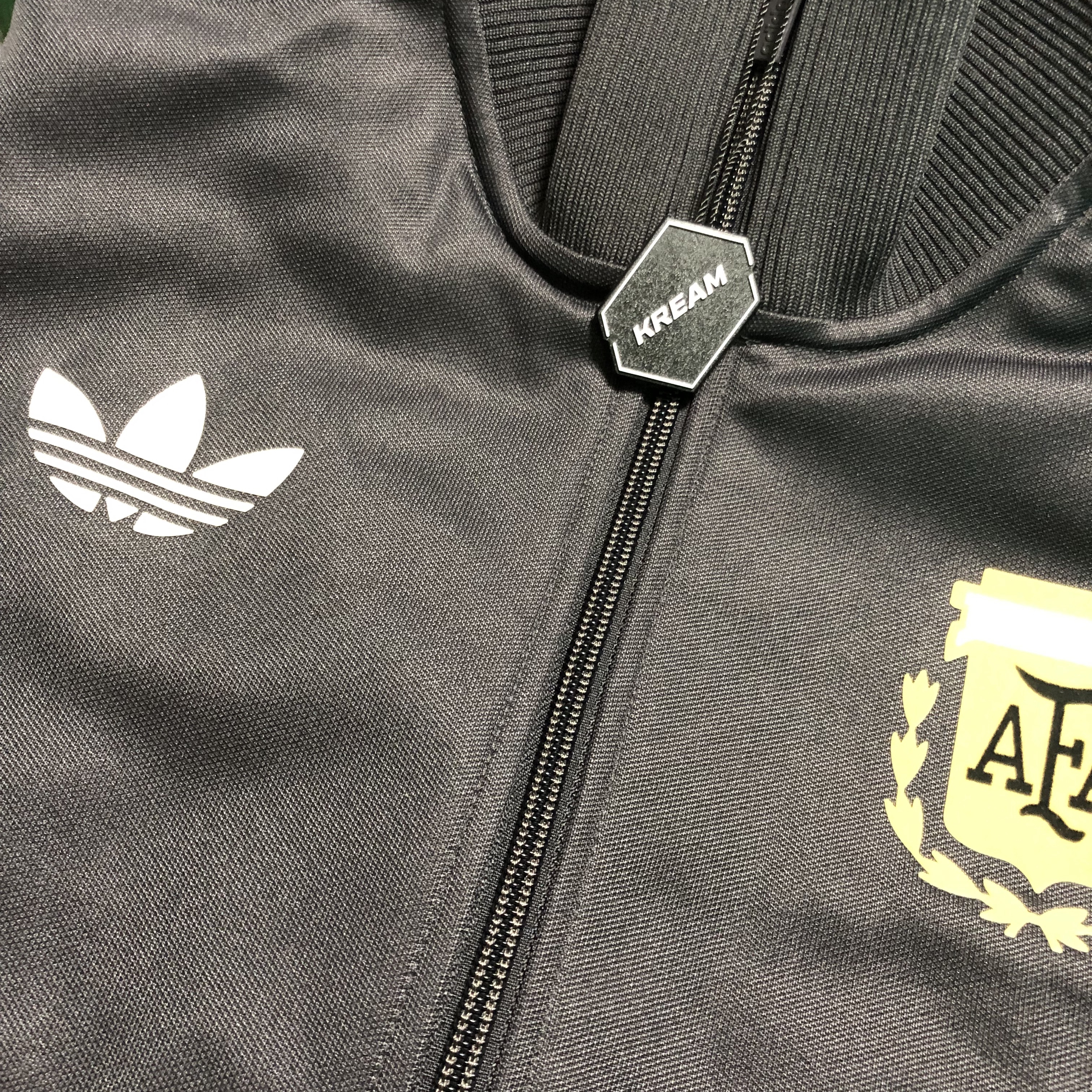 Adidas Argentina Beckenbauer Track Top Utility Black - KR Sizing 착용 스타일