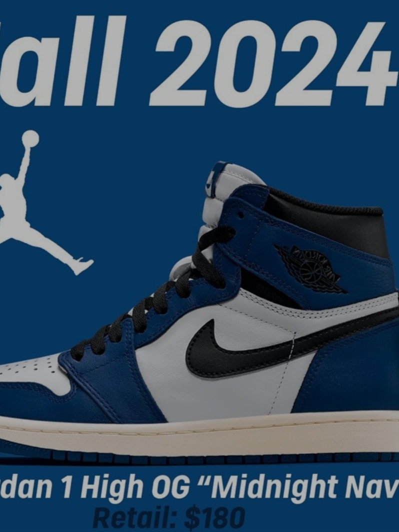 Jordan 1 Retro High OG Midnight Navy 착용 스타일 - 1