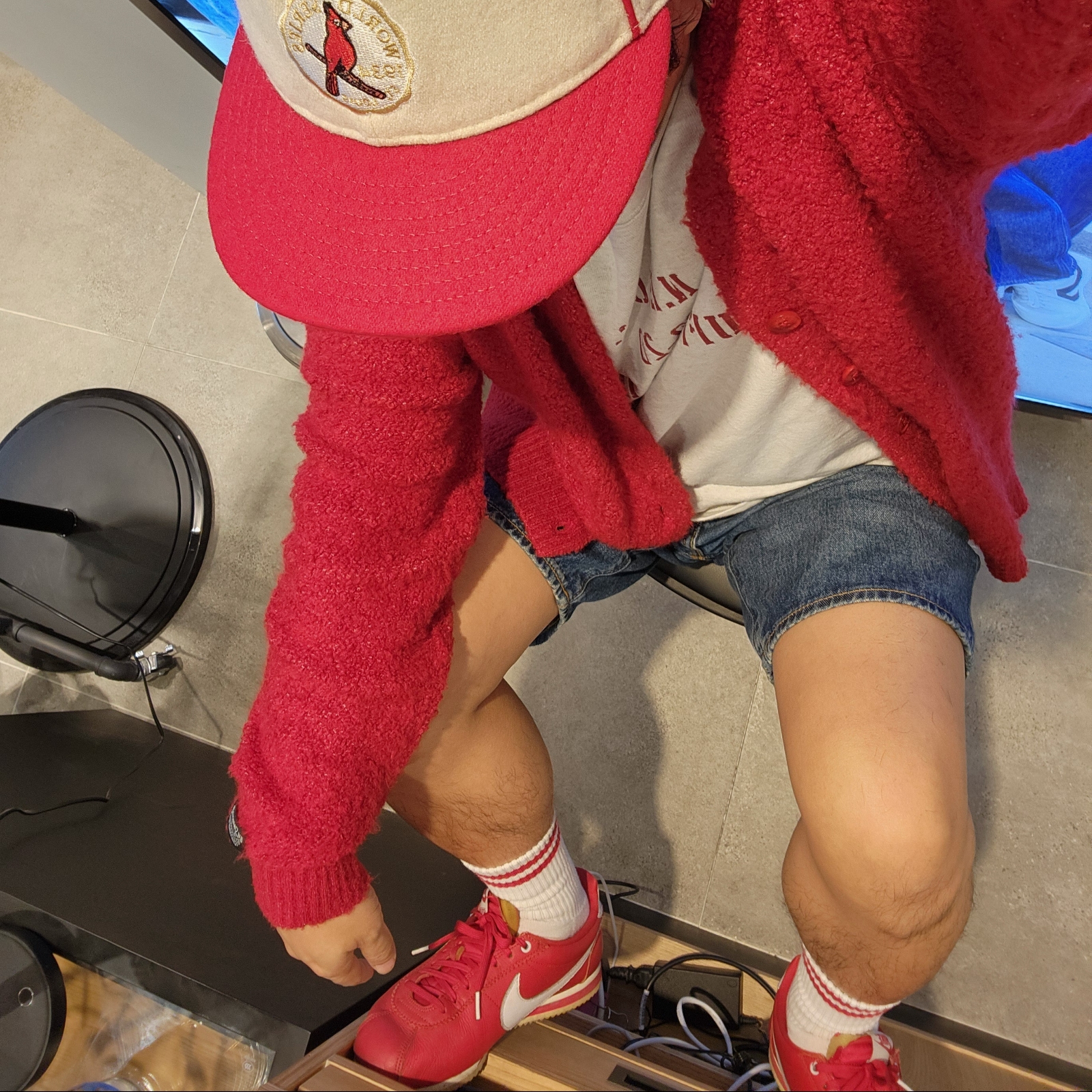 Nike x Stranger Things Classic Cortez Independence Day Pack Red 착용 스타일