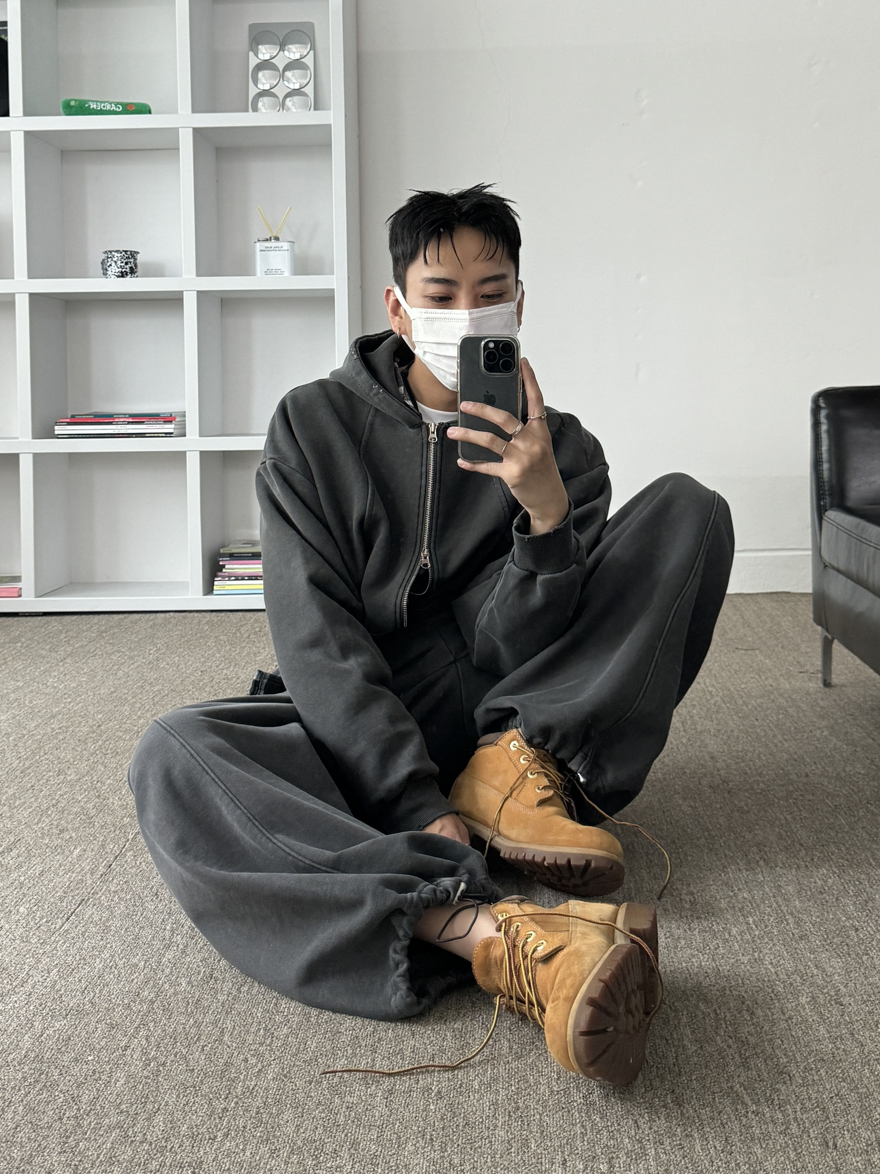 Timberland Premium 6 inch Waterproof Boot Wheat Nubuck - Wide 착용 스타일