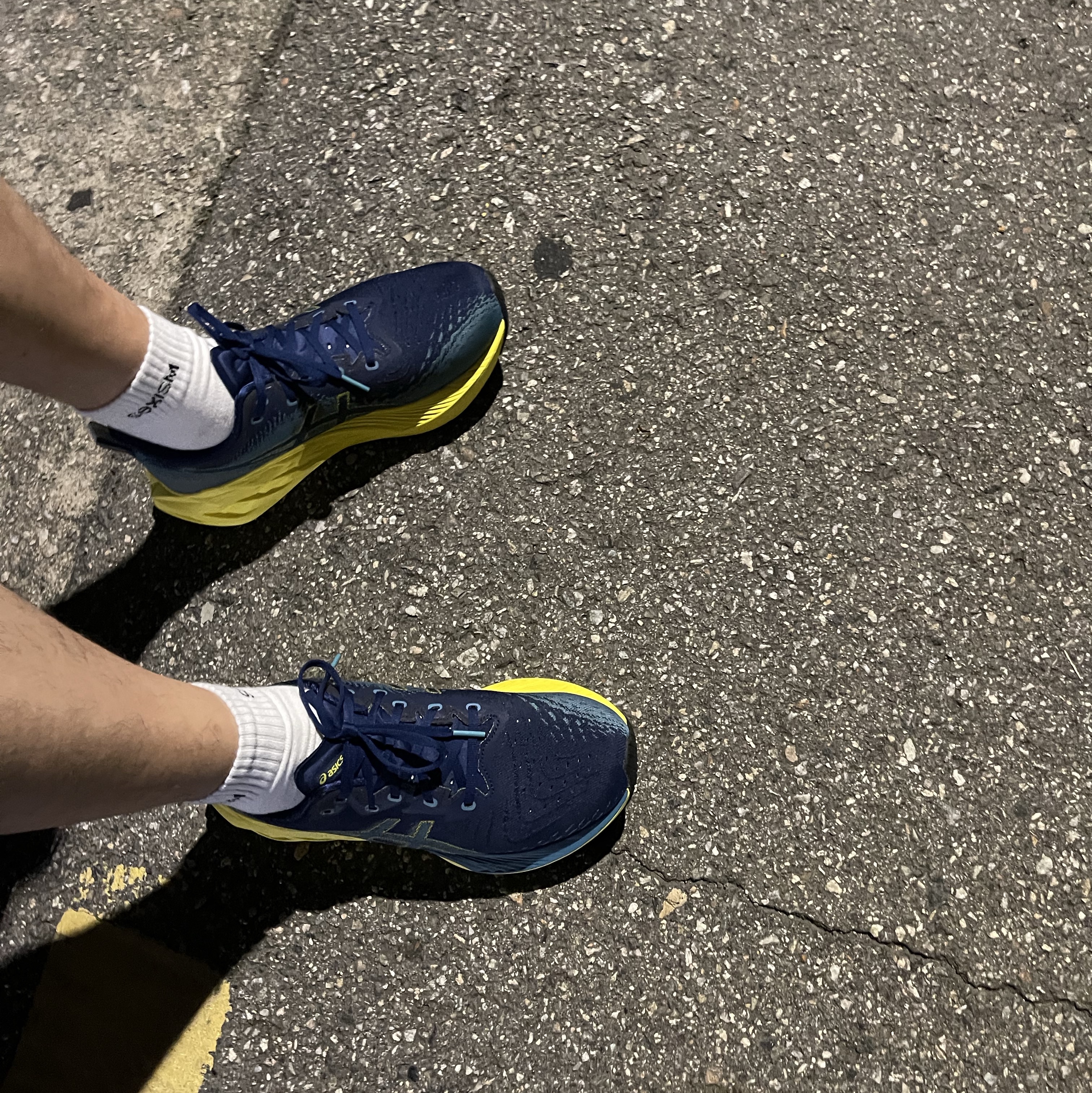 Asics Novablast 4 Blue Expanse Blue Teal 착용 스타일