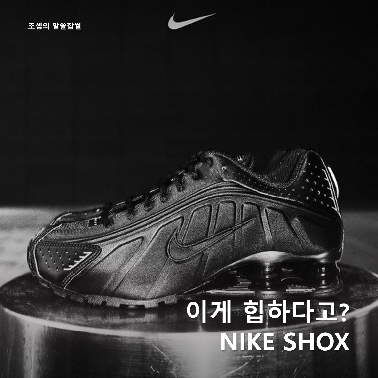 (W) Nike Shox R4 Black, (W) Nike Shox TL Platinum Tint 착용 스타일 - 1