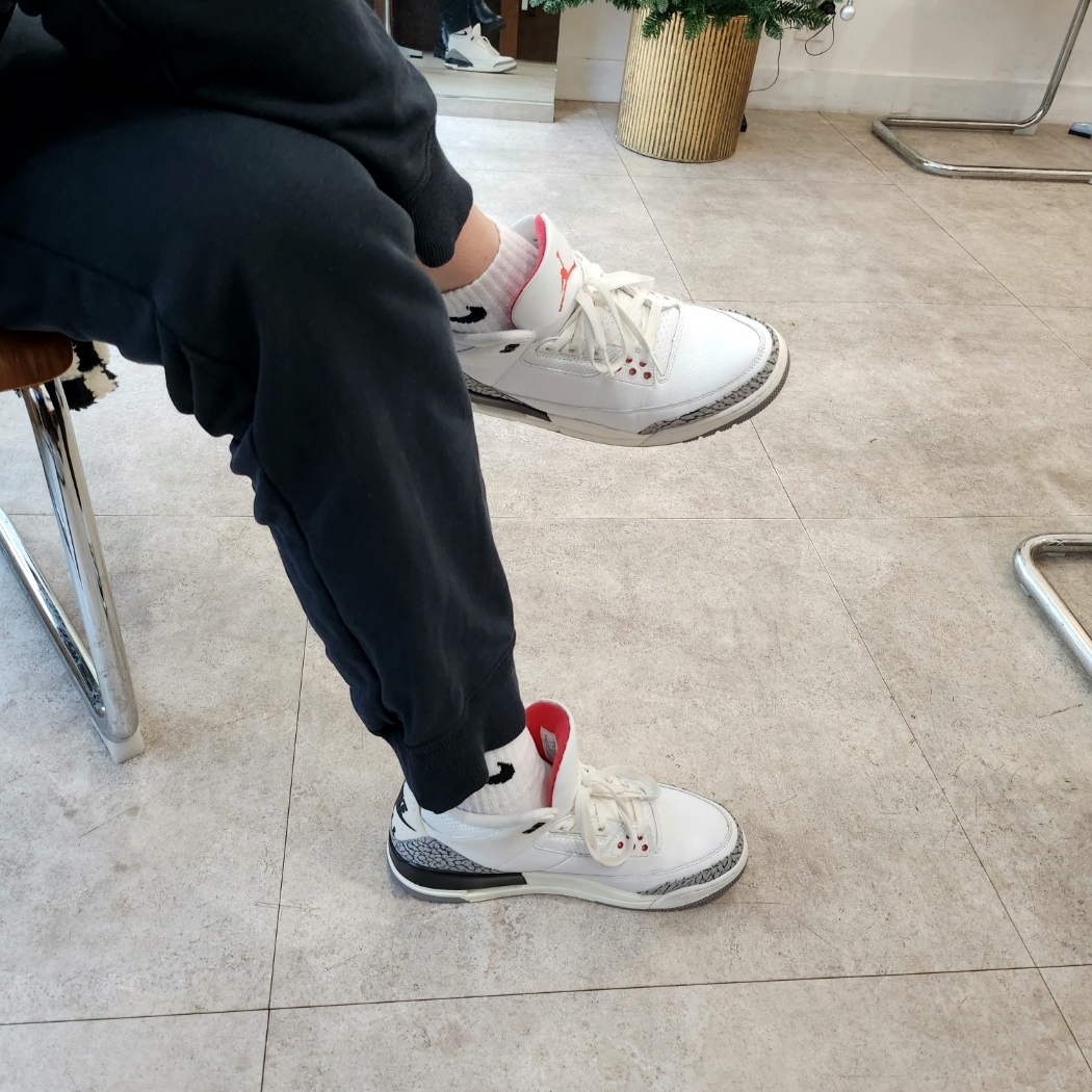 Jordan 3 Retro White Cement Reimagined 착용 스타일