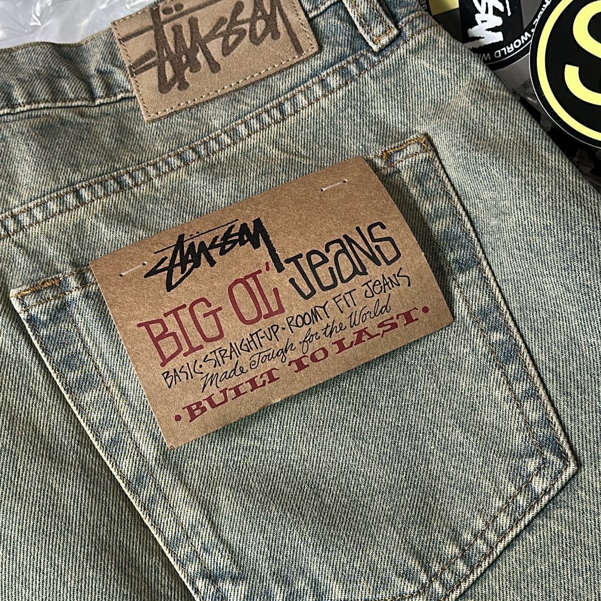 Stussy Denim Big OL' Jean Washed Beach Wash 착용 스타일