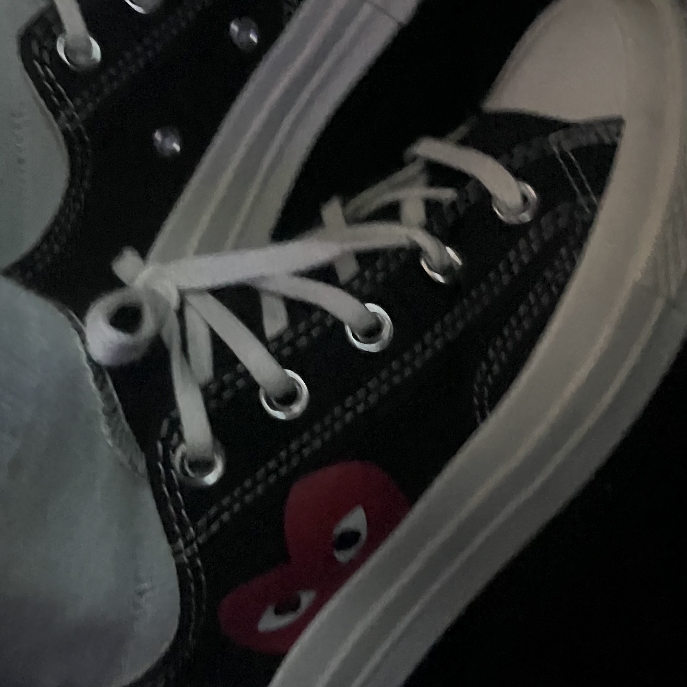 Converse x Play Comme des Garcons Chuck 70 Ox Black 착용 스타일
