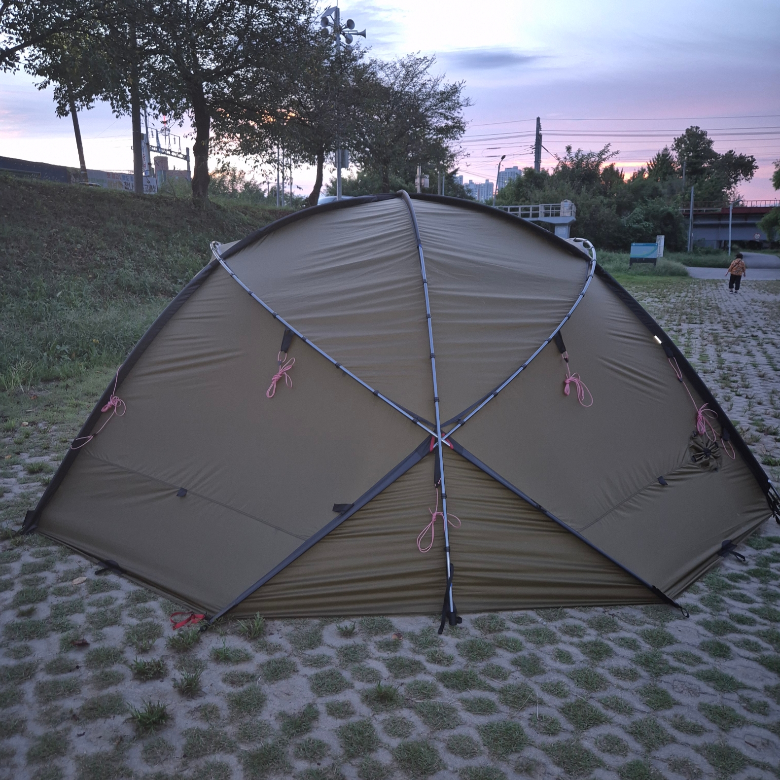 Hilleberg Atlas Sand 착용 스타일