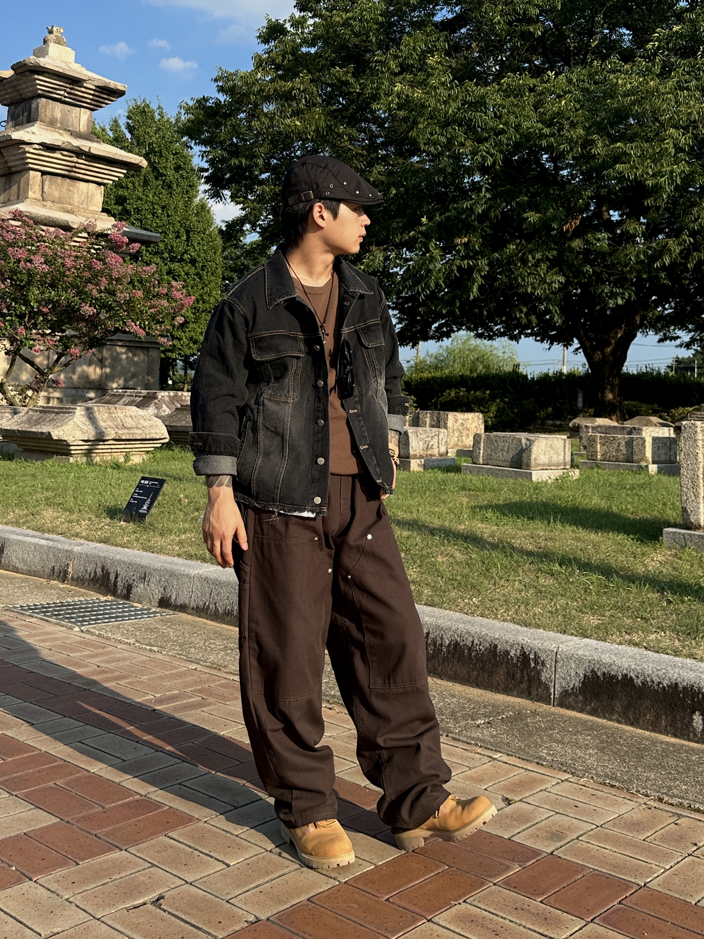 Timberland Premium 6 inch Waterproof Boot Wheat Nubuck - Wide, (W) Timberland 6 Inch Premium Waterproof Boot Wheat Nubuck - Wide 착용 스타일 - 1